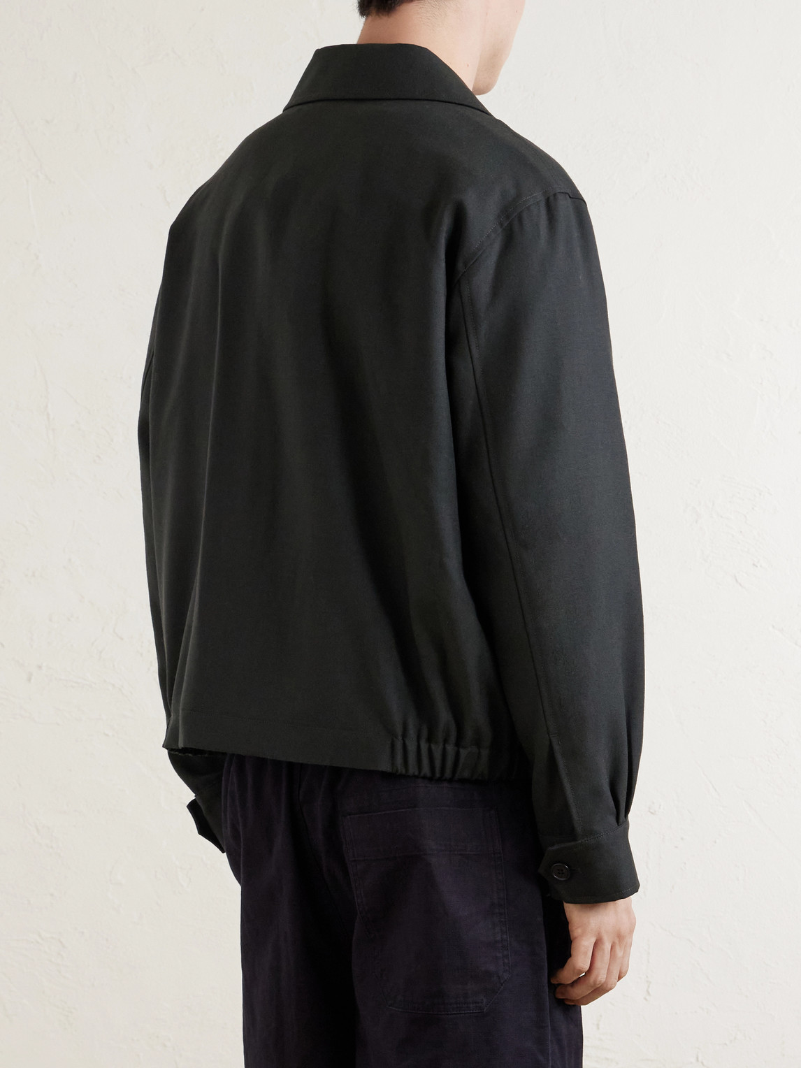  Margaret Howell - Virgin Wool Blouson Jacket - Men - Black - S 