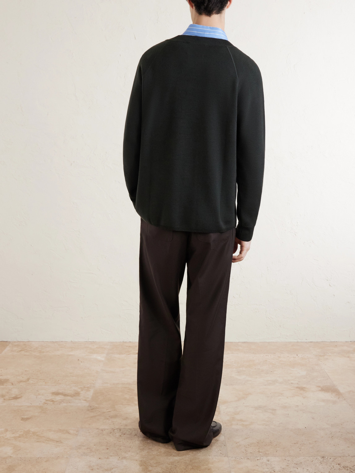 Margaret Howell - Mhl. Merino Wool Sweatshirt - Men - Black - S 