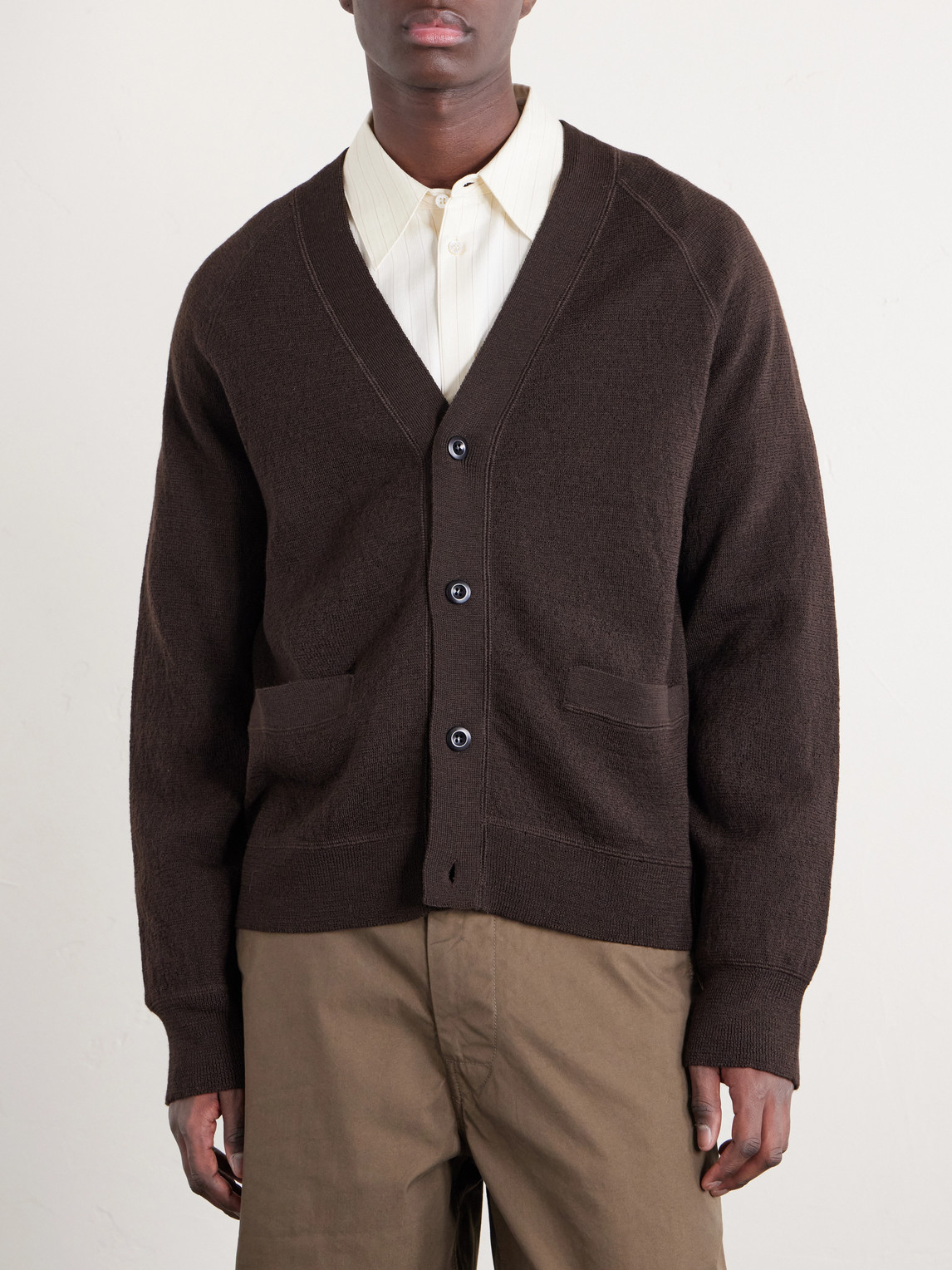  Margaret Howell - Merino Wool Cardigan - Men - Brown - Xs 