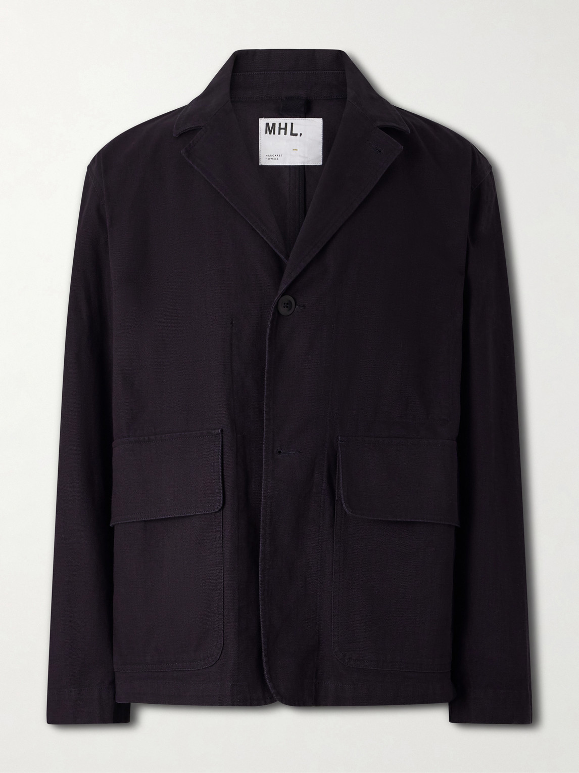 Margaret Howell Mhl. Cotton-drill Blazer In Black