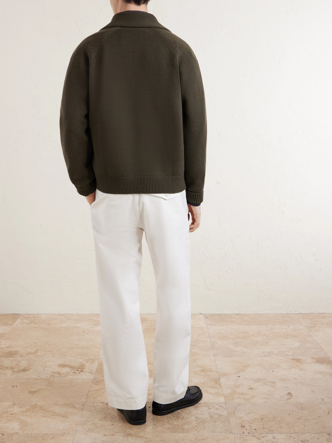 Mhl. Naval Straight-Leg Cotton-Drill Trousers