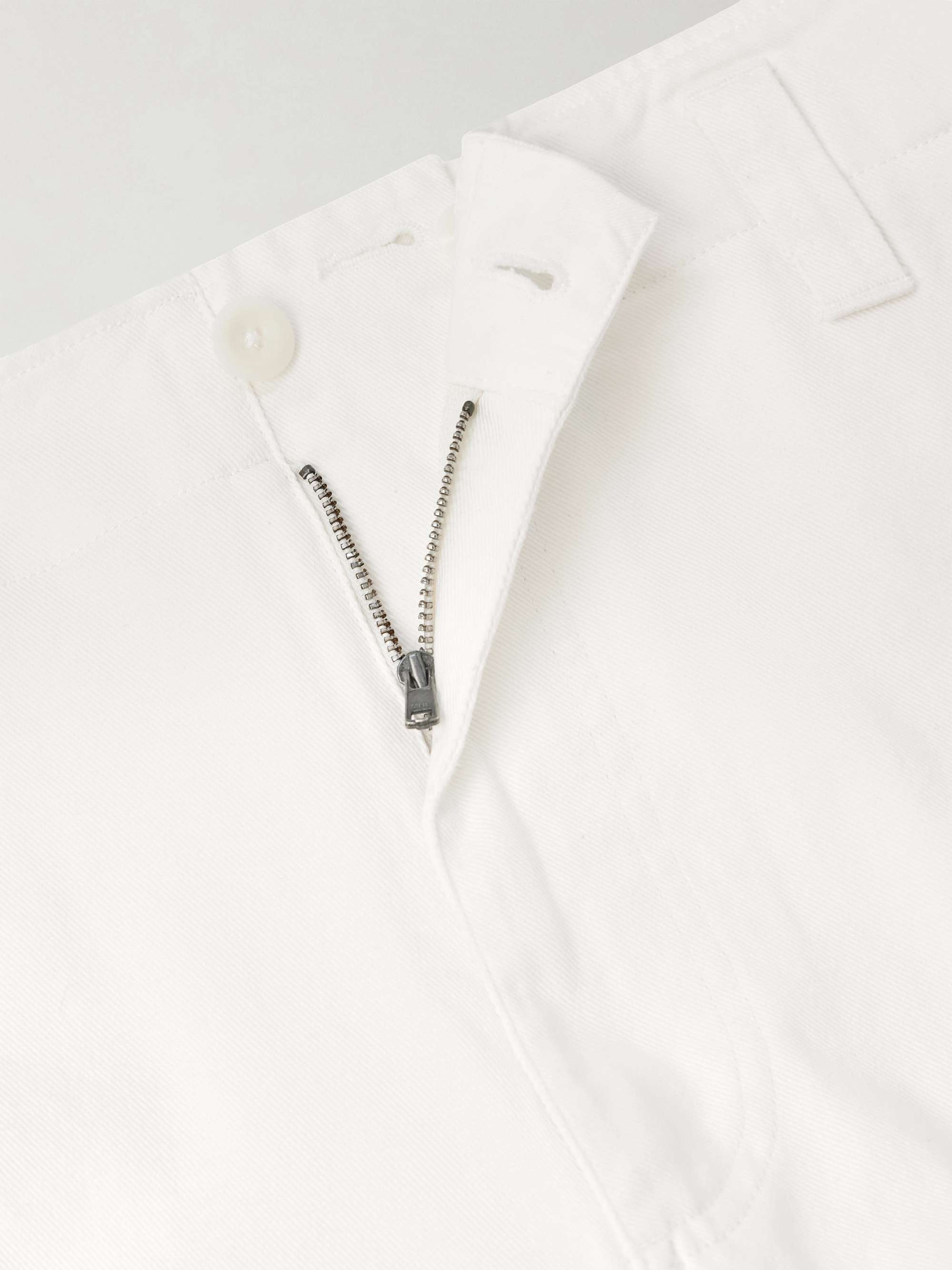 MARGARET HOWELL MHL. Naval Straight-Leg Cotton-Drill Trousers for