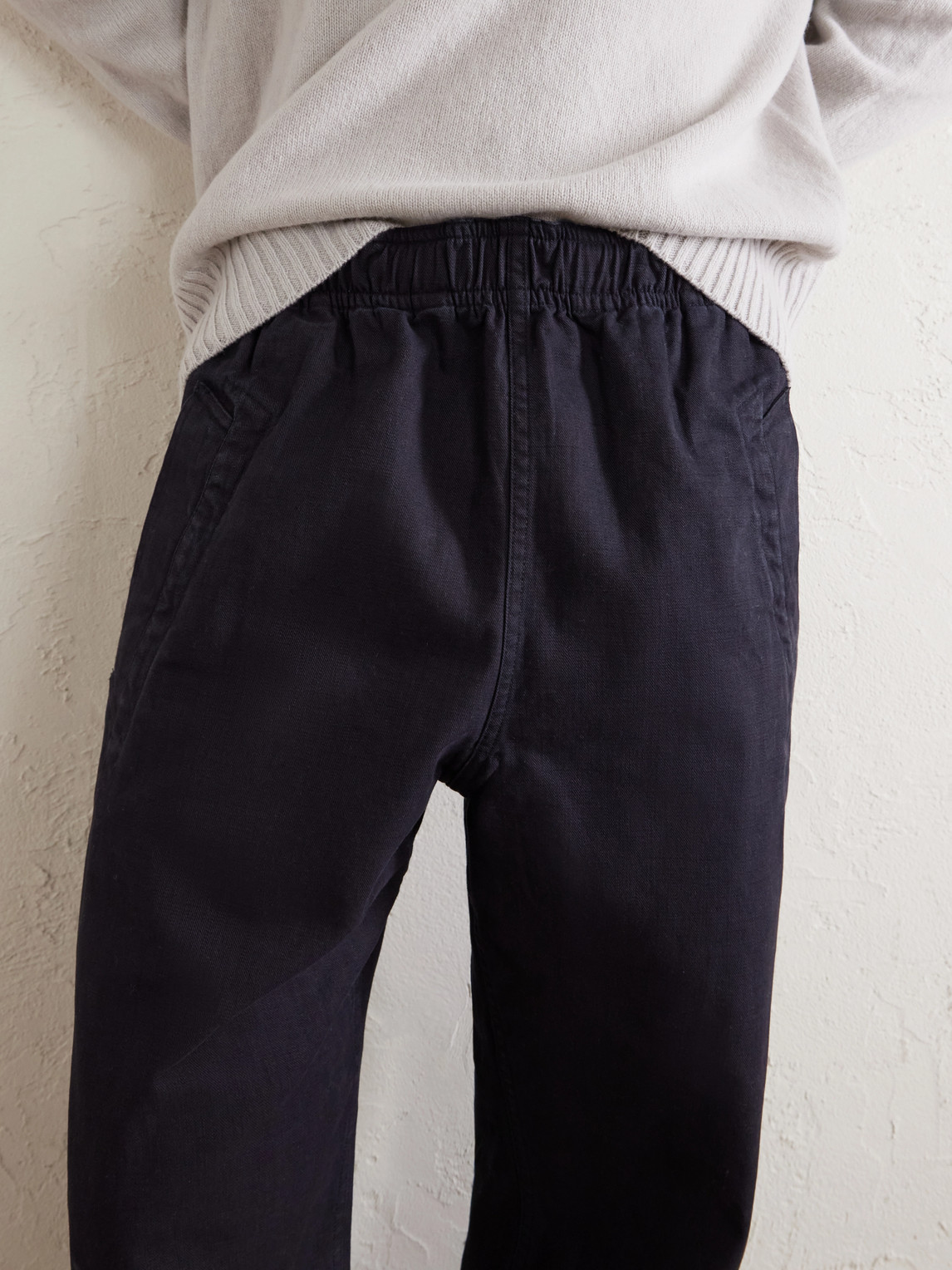 Mhl. Wide-Leg Cotton-Twill Trousers