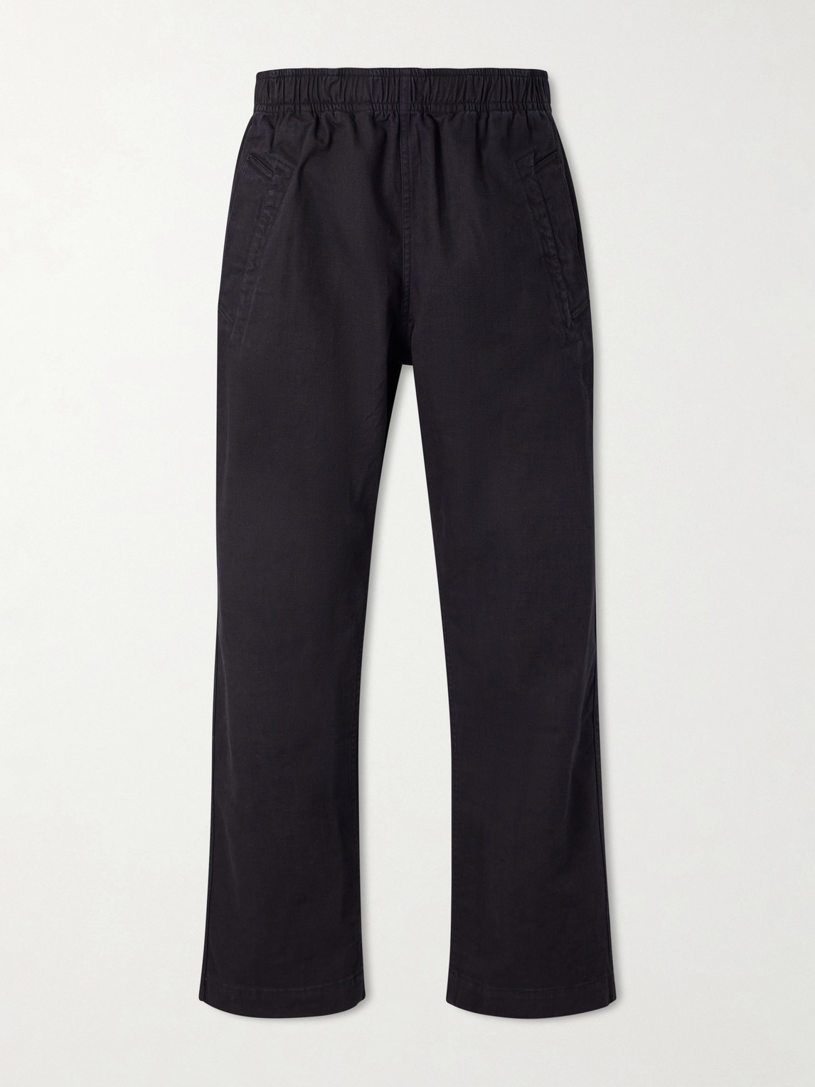 Margaret Howell Mhl. Wide-leg Cotton-twill Trousers In Black
