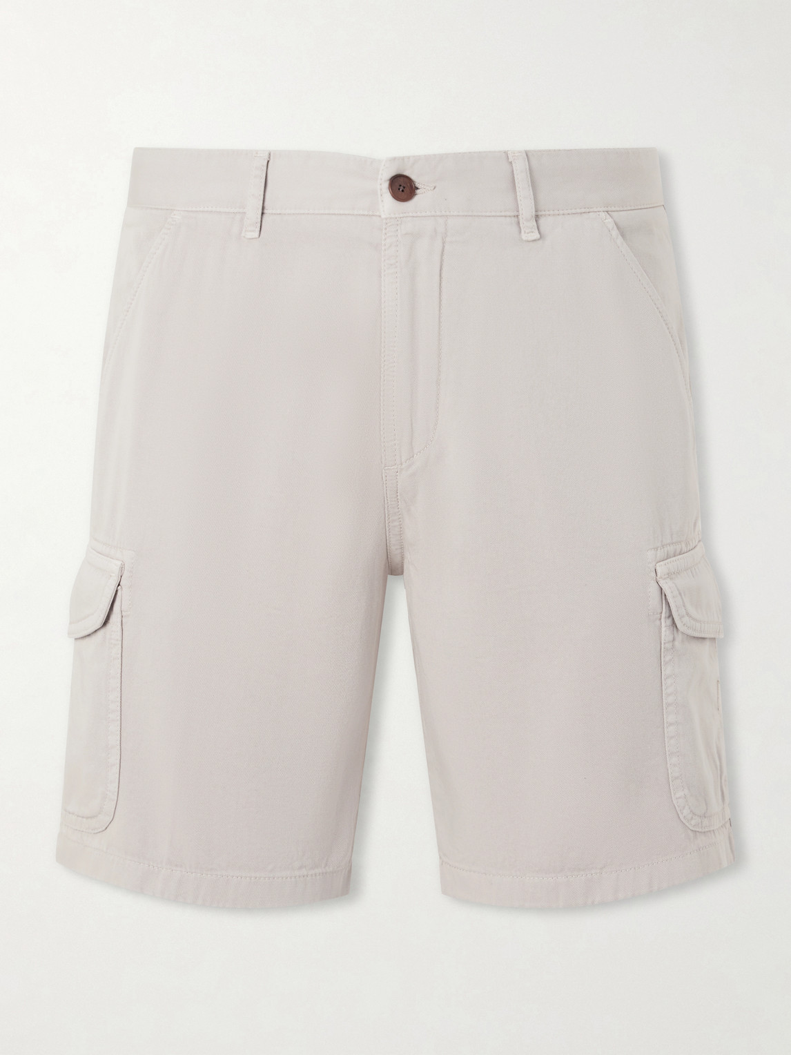 MR P. Straight-Leg Organic Cotton-Twill Cargo Shorts - Men