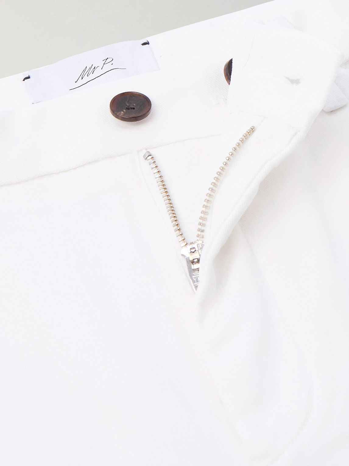 Mr P. - Straight-Leg Organic Cotton-Blend Chinos