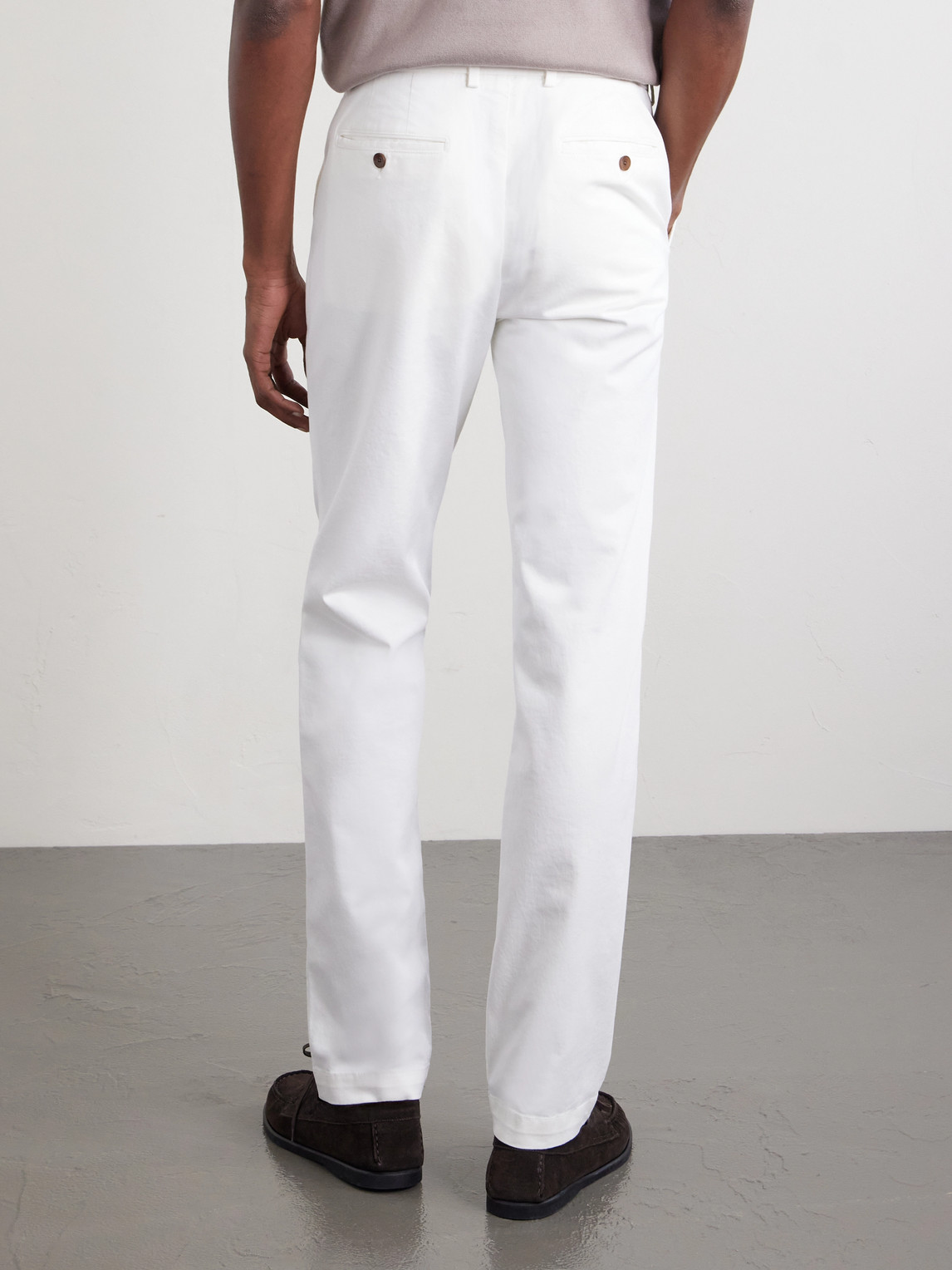 Mr P. - Samuel Straight-Leg Organic Cotton-Blend Twill Chinos