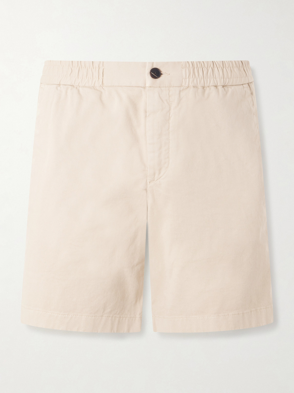 MR P. Straight-Leg Garment-Dyed Organic Cotton-Blend Twill Shorts - Men