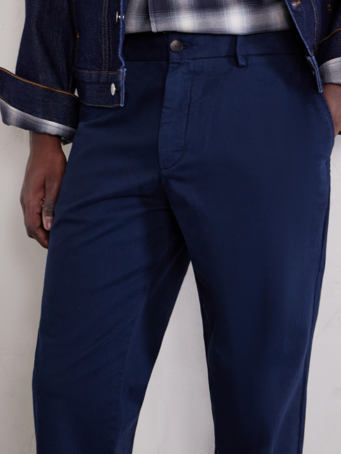 Mr P. - Straight-Leg Organic Cotton-Blend Chinos