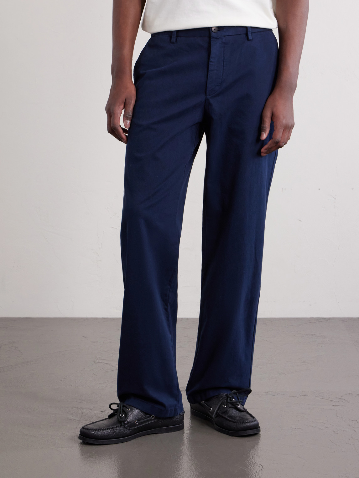 Mr P. - Straight-Leg Organic Cotton-Blend Chinos