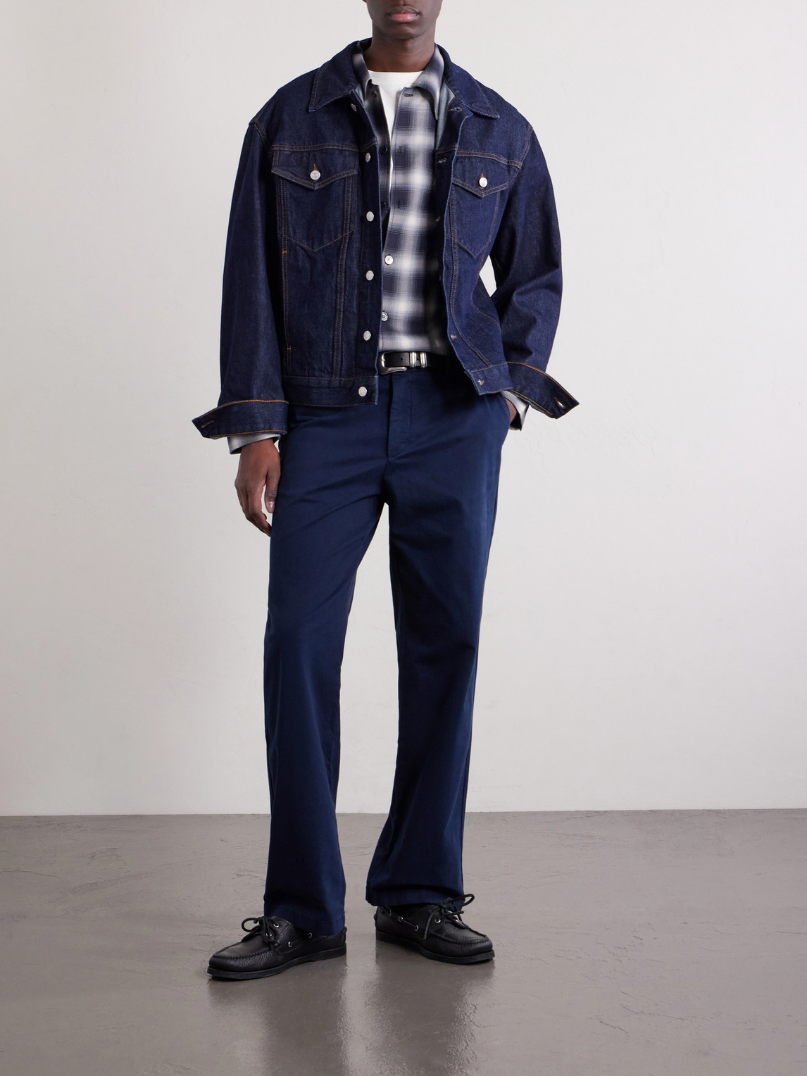 Mr P. - Straight-Leg Organic Cotton-Blend Chinos