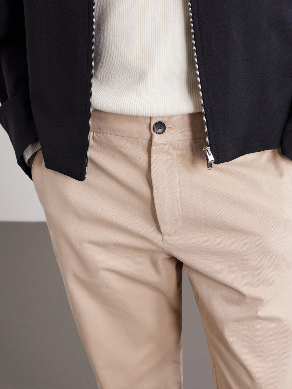 Mr P. - Straight-Leg Organic Cotton-Blend Chinos