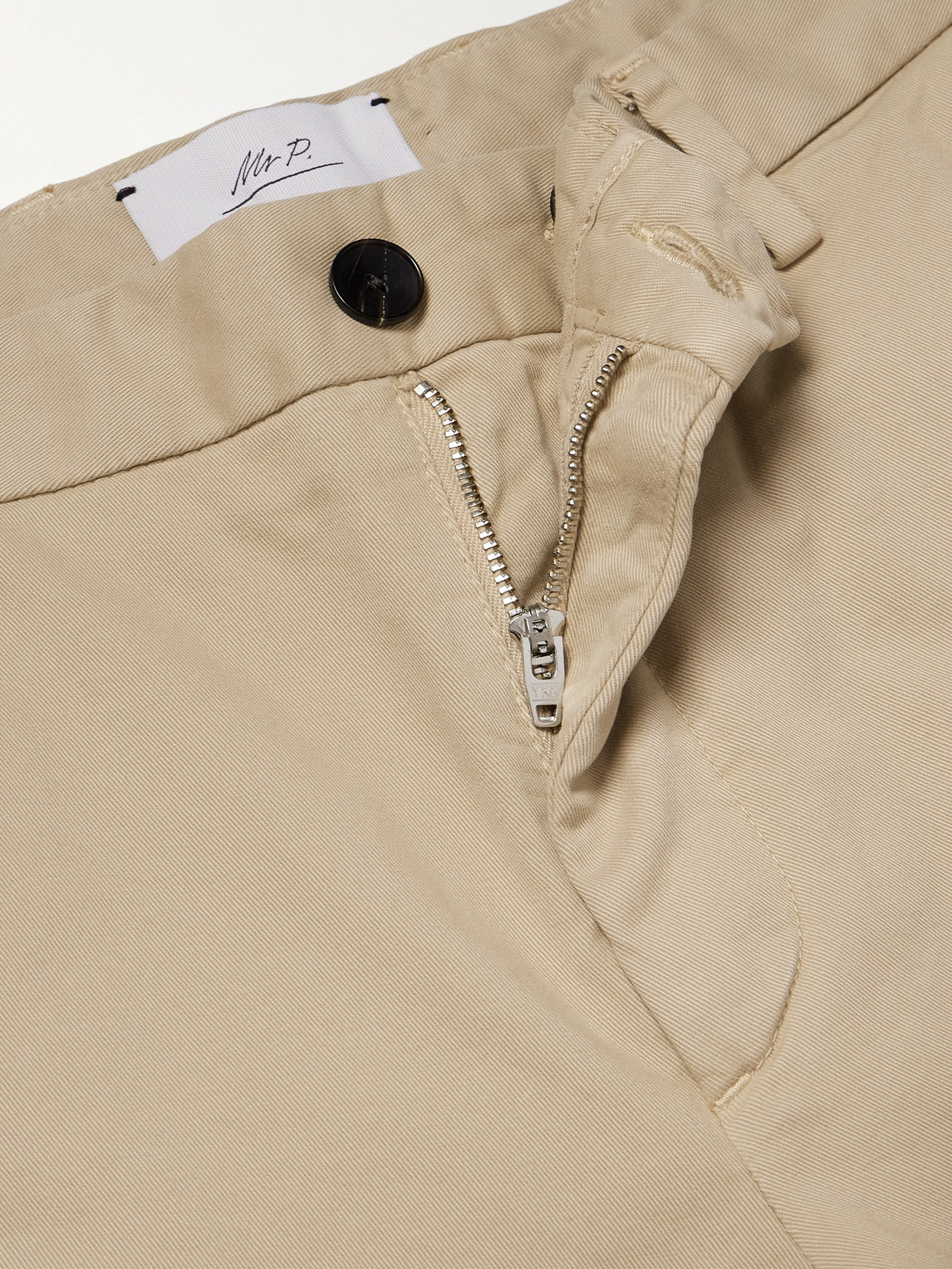 Mr P. - Straight-Leg Organic Cotton-Blend Chinos