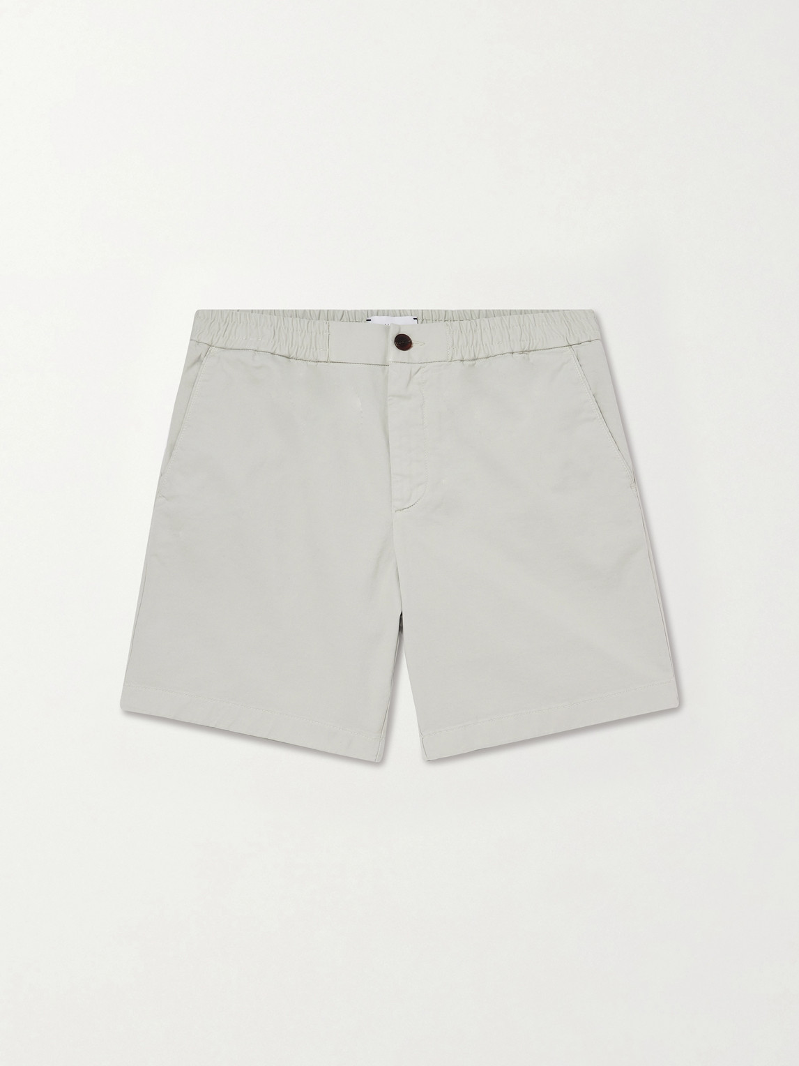 MR P. Straight-Leg Garment-Dyed Organic Cotton-Blend Twill Shorts - Men