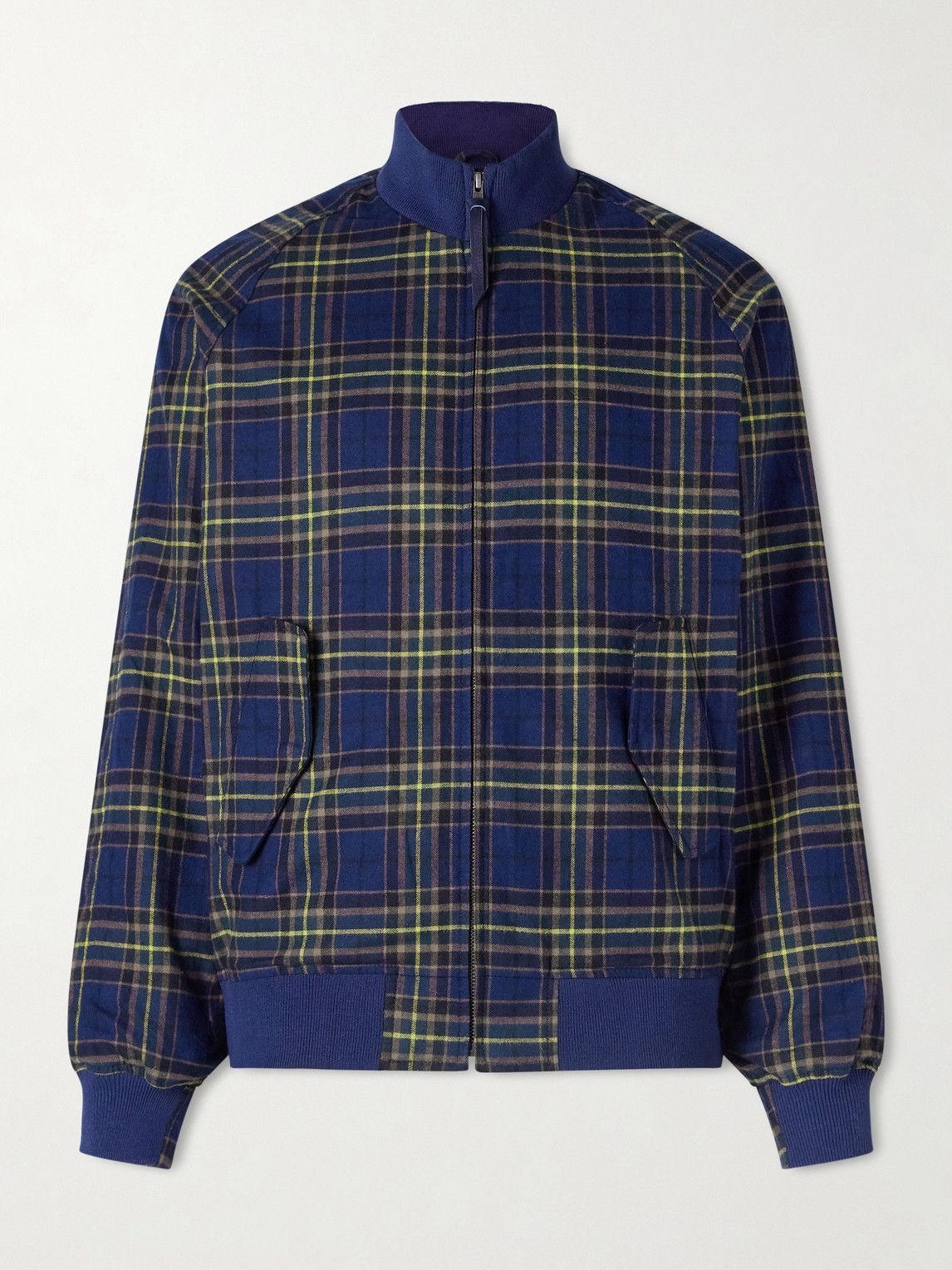 Golden Bear – Raleigh Checked Cotton Bomber Jacket