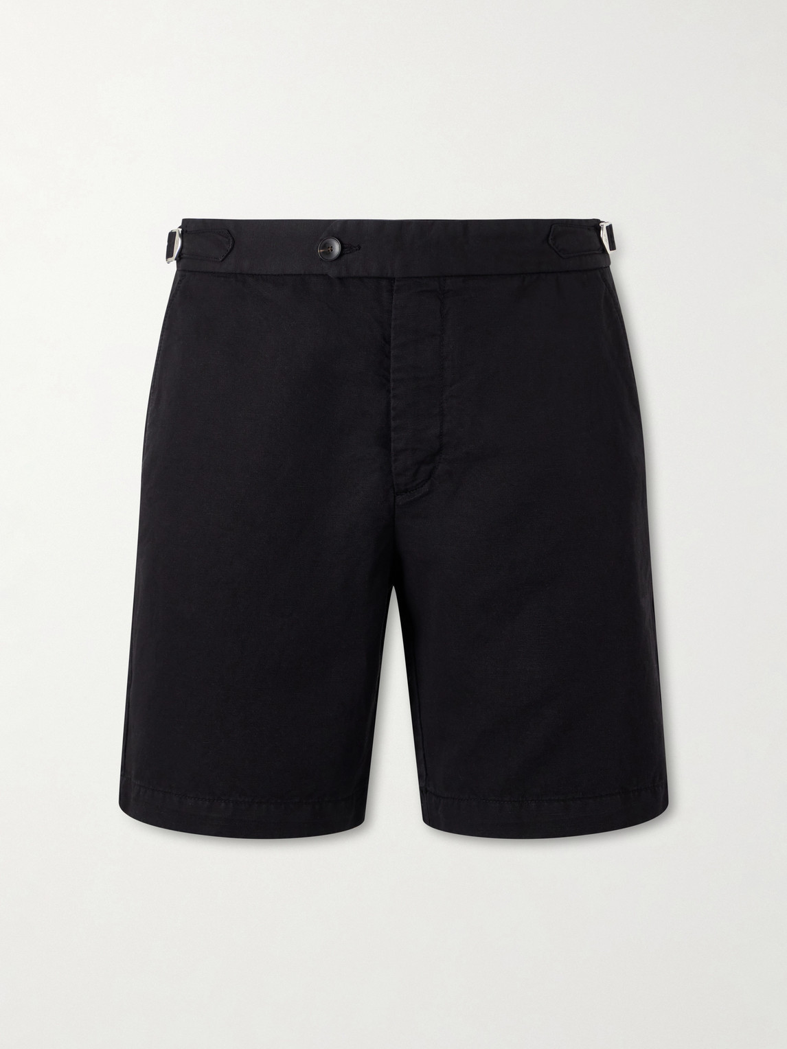 MR P. Straight-Leg Cotton And Linen-Blend Bermuda Shorts - Men