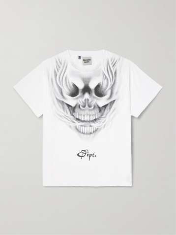 GALLERY DEPT. Car Club Printed Cotton-Jersey T-Shirt