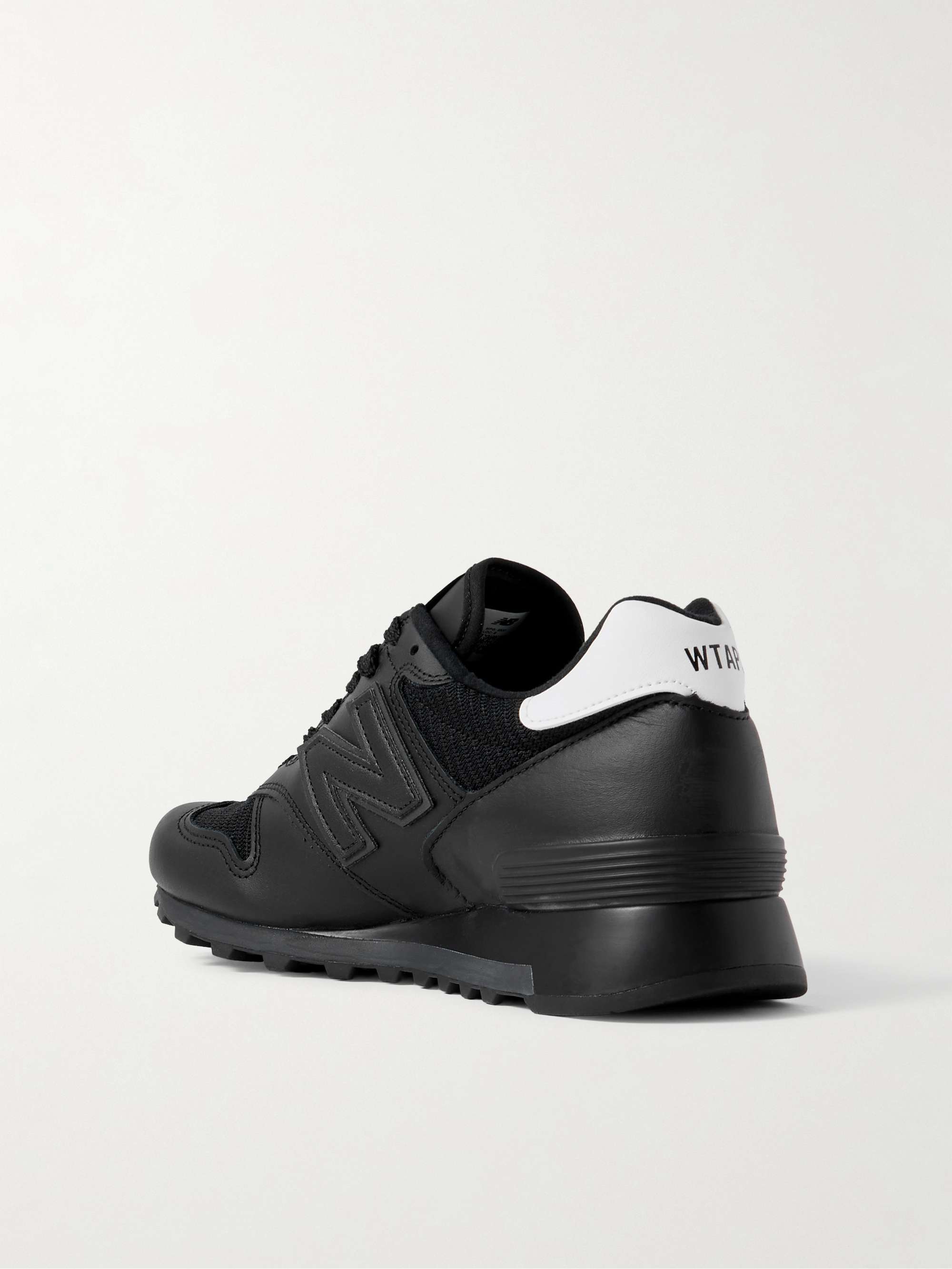 NEW BALANCE + WTAPS 1300 Leather-Trimmed Mesh Sneakers for Men