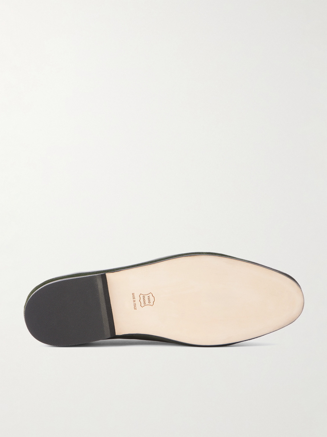 Rubinacci Marphy Tasselled Leather Loafers In Green