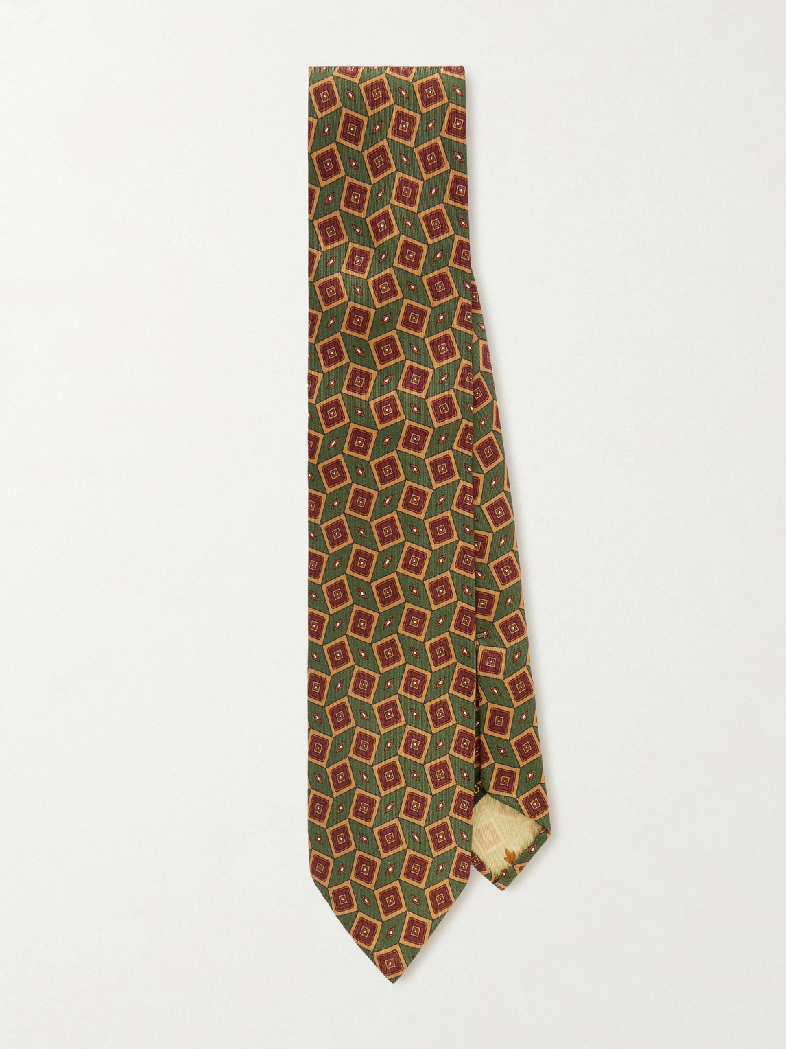 Rubinacci 9cm Printed Silk-twill Tie In Multi