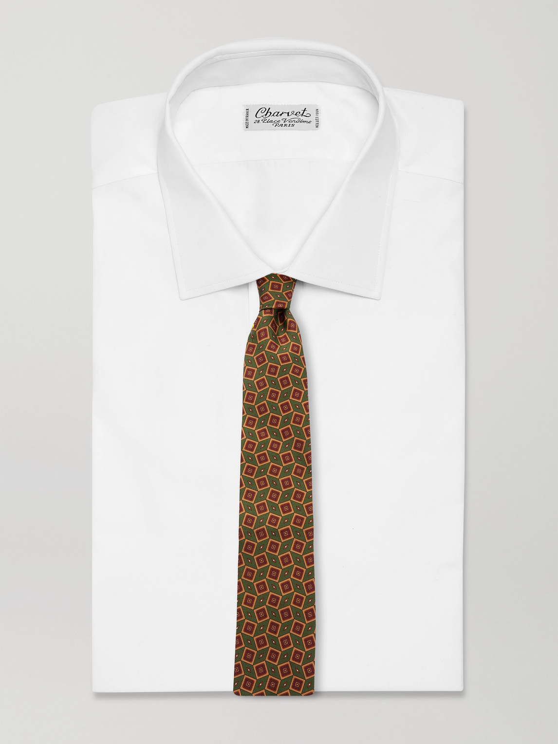 Rubinacci 9cm Printed Silk-twill Tie In Multi