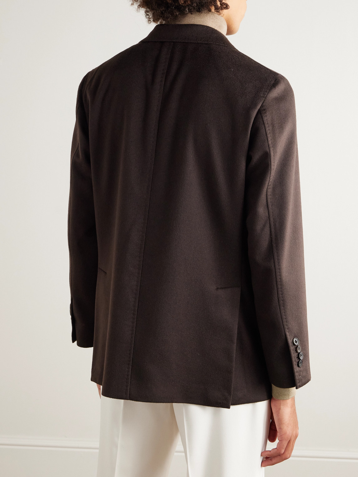  Rubinacci - Unstructured Cashmere Blazer - Men - Brown - It 48 