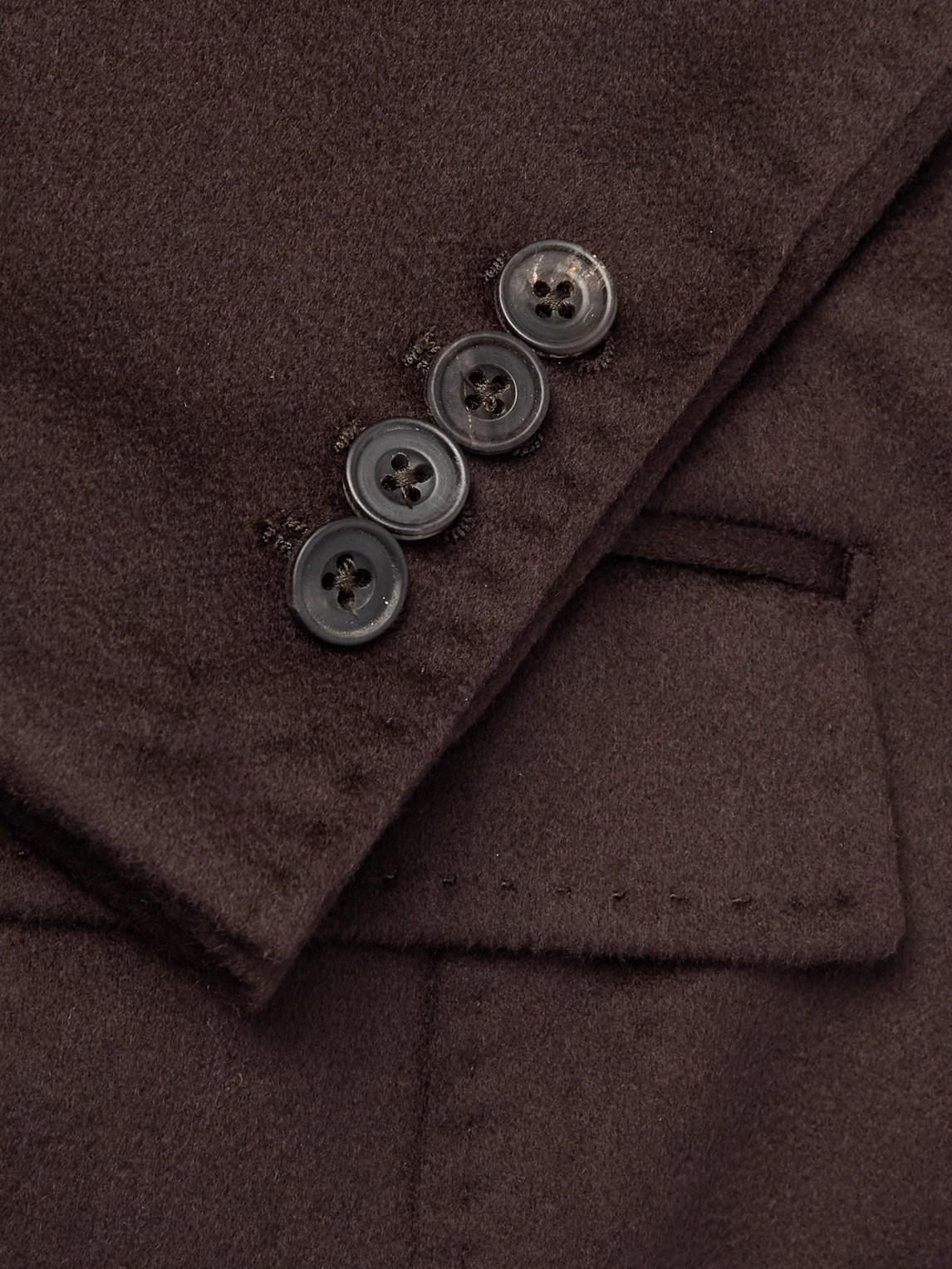  Rubinacci - Unstructured Cashmere Blazer - Men - Brown - It 48 
