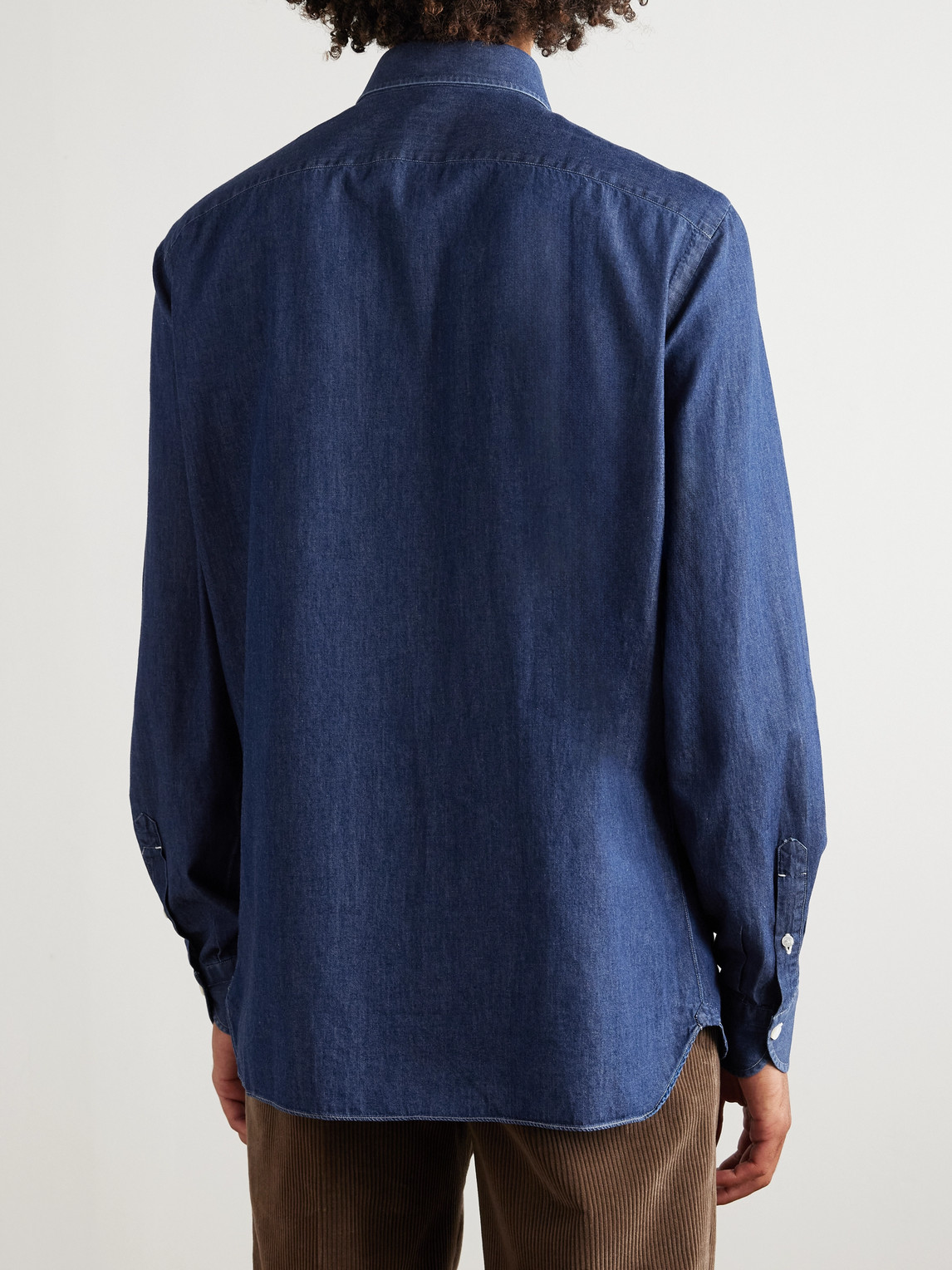  Rubinacci - Denim Shirt - Men - Blue - Xl 