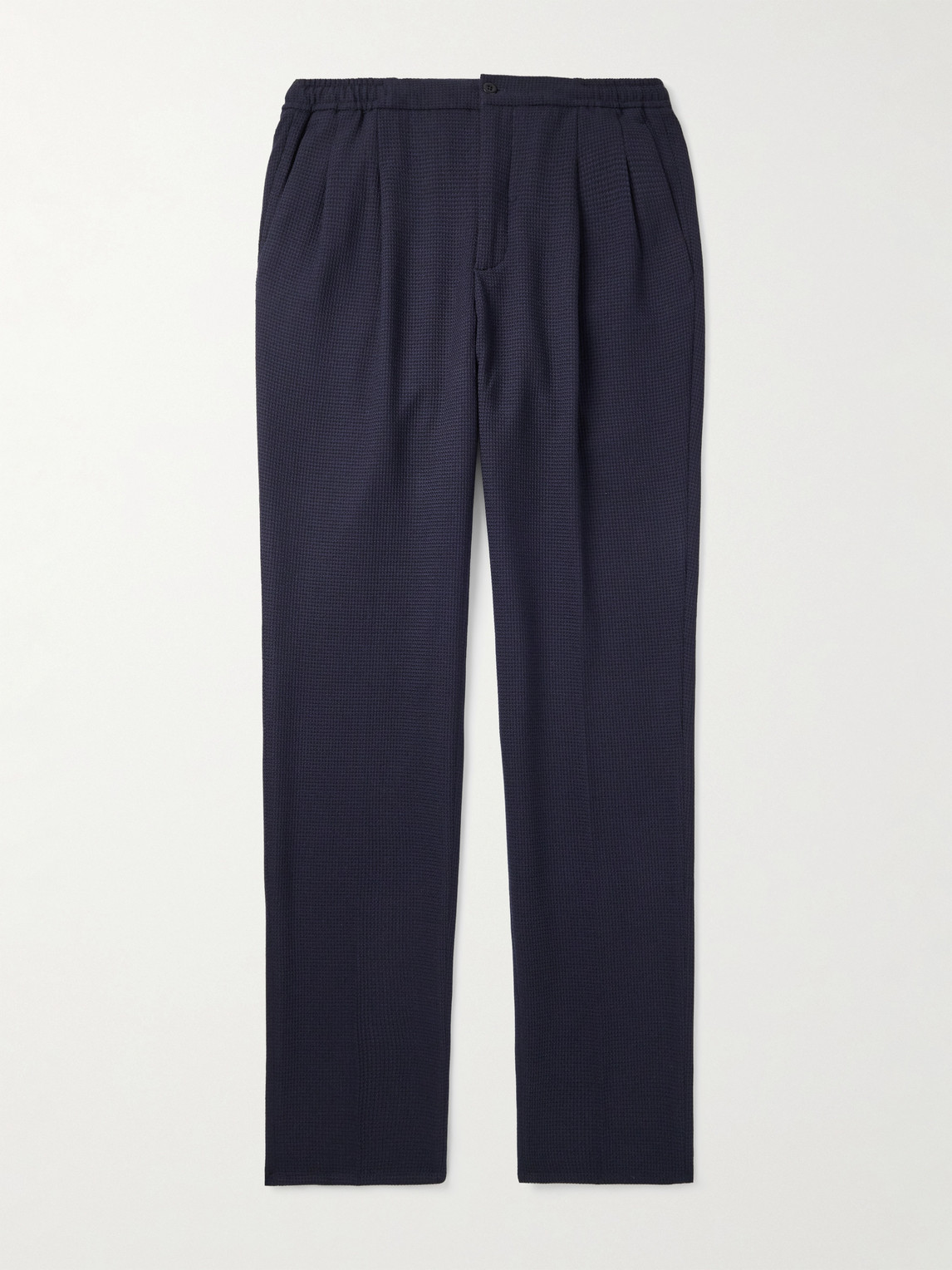 Rubinacci Straight-Leg Pleated Super 130s Wool Trousers - Men