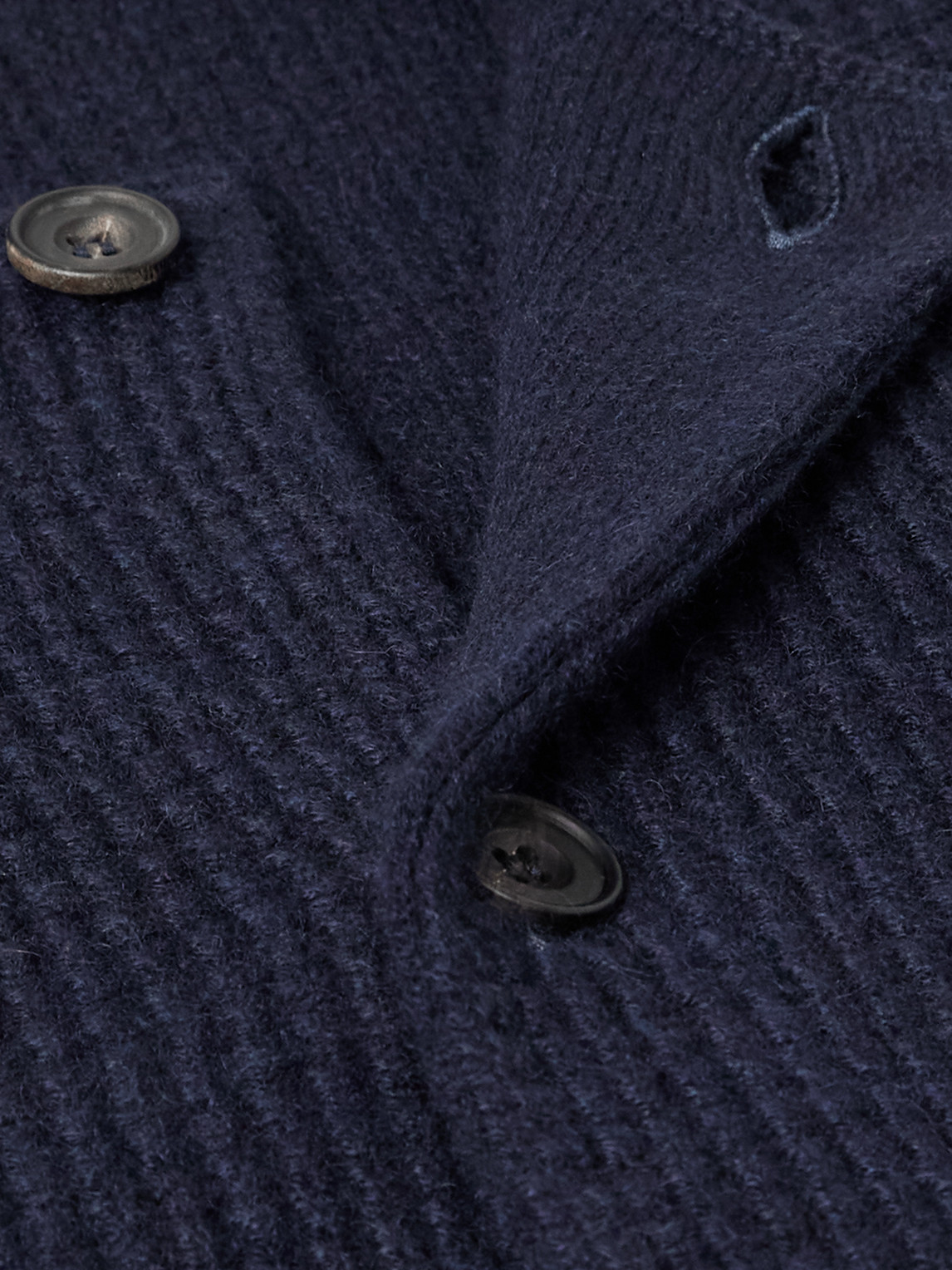 Rubinacci Cashmere Cardigan In Blue