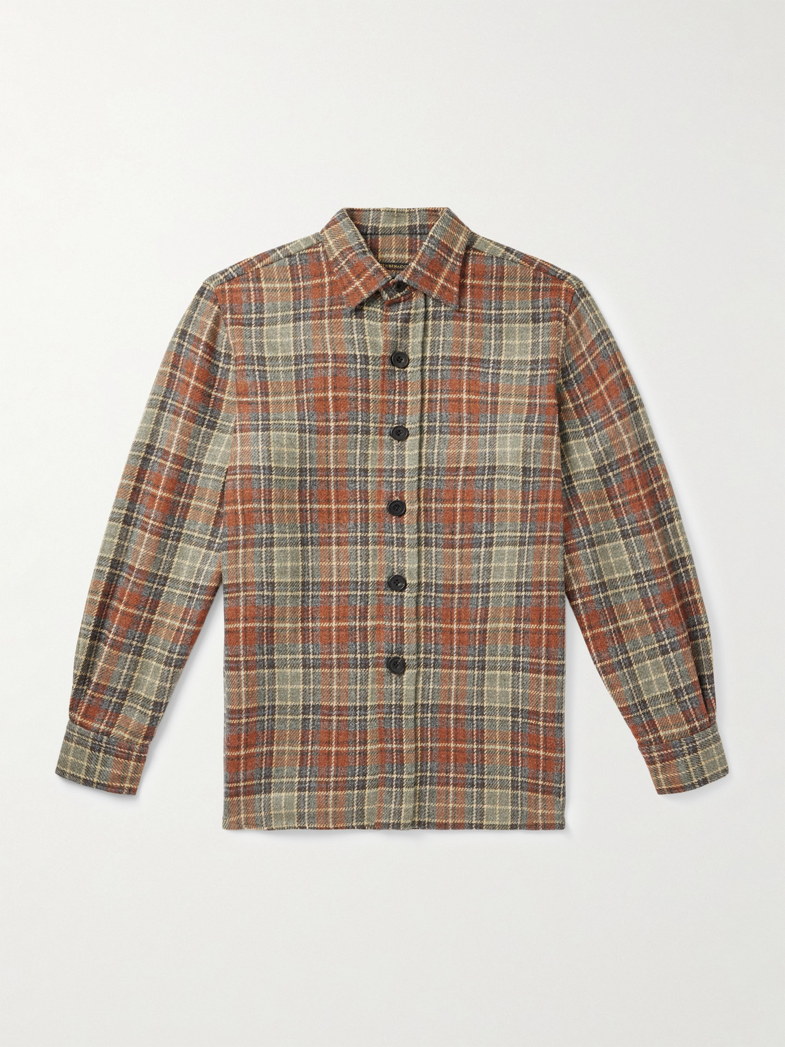 Rubinacci Checked Wool hirt - Men
