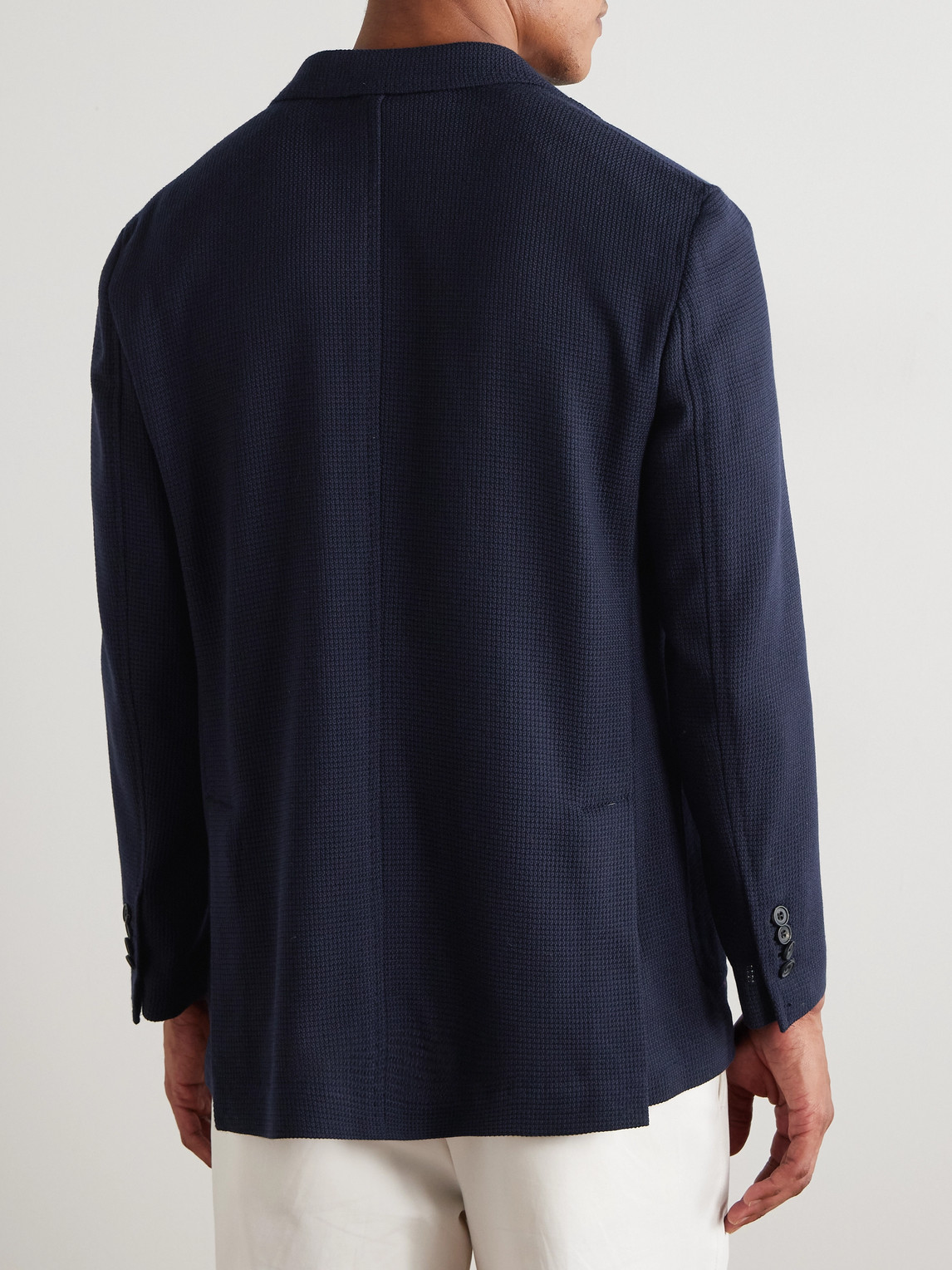 Rubinacci Wool Blazer In Blue