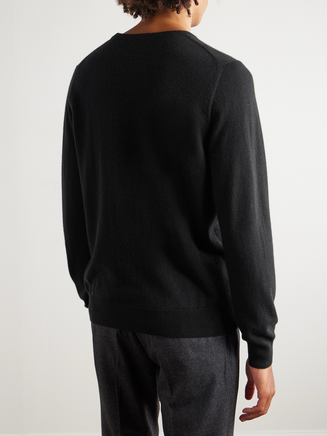 Rubinacci Cashmere Sweater In Black