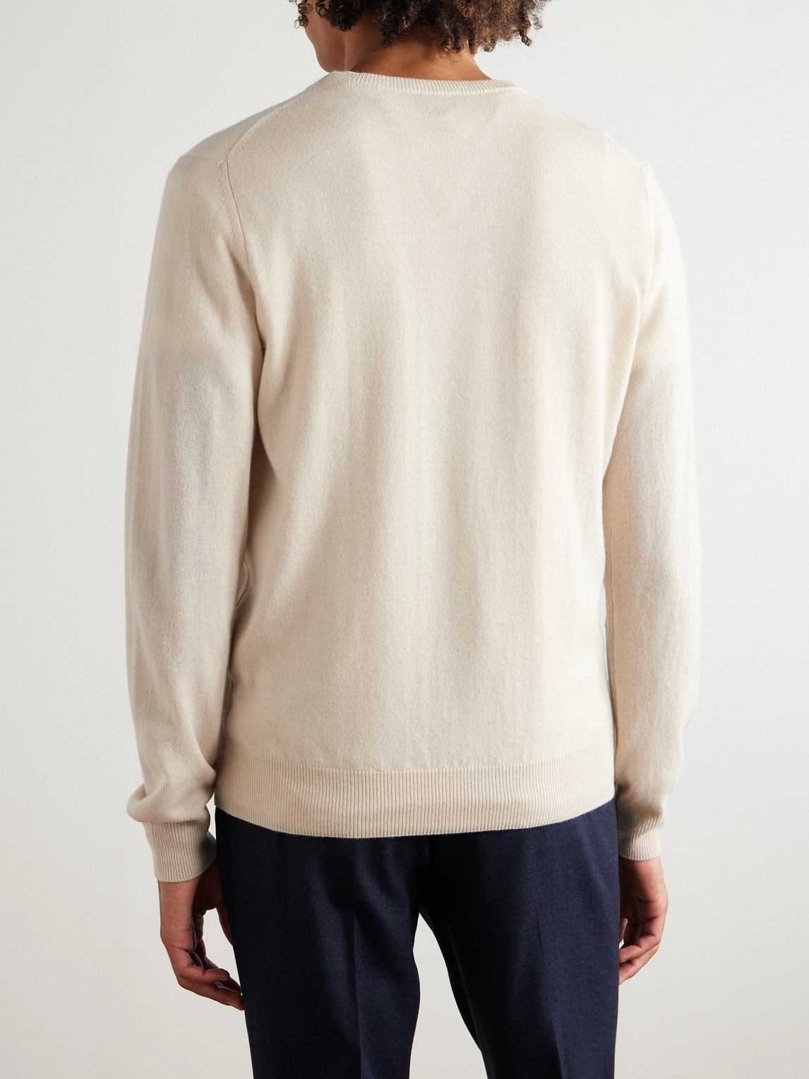 Rubinacci Cashmere Sweater In Neutral