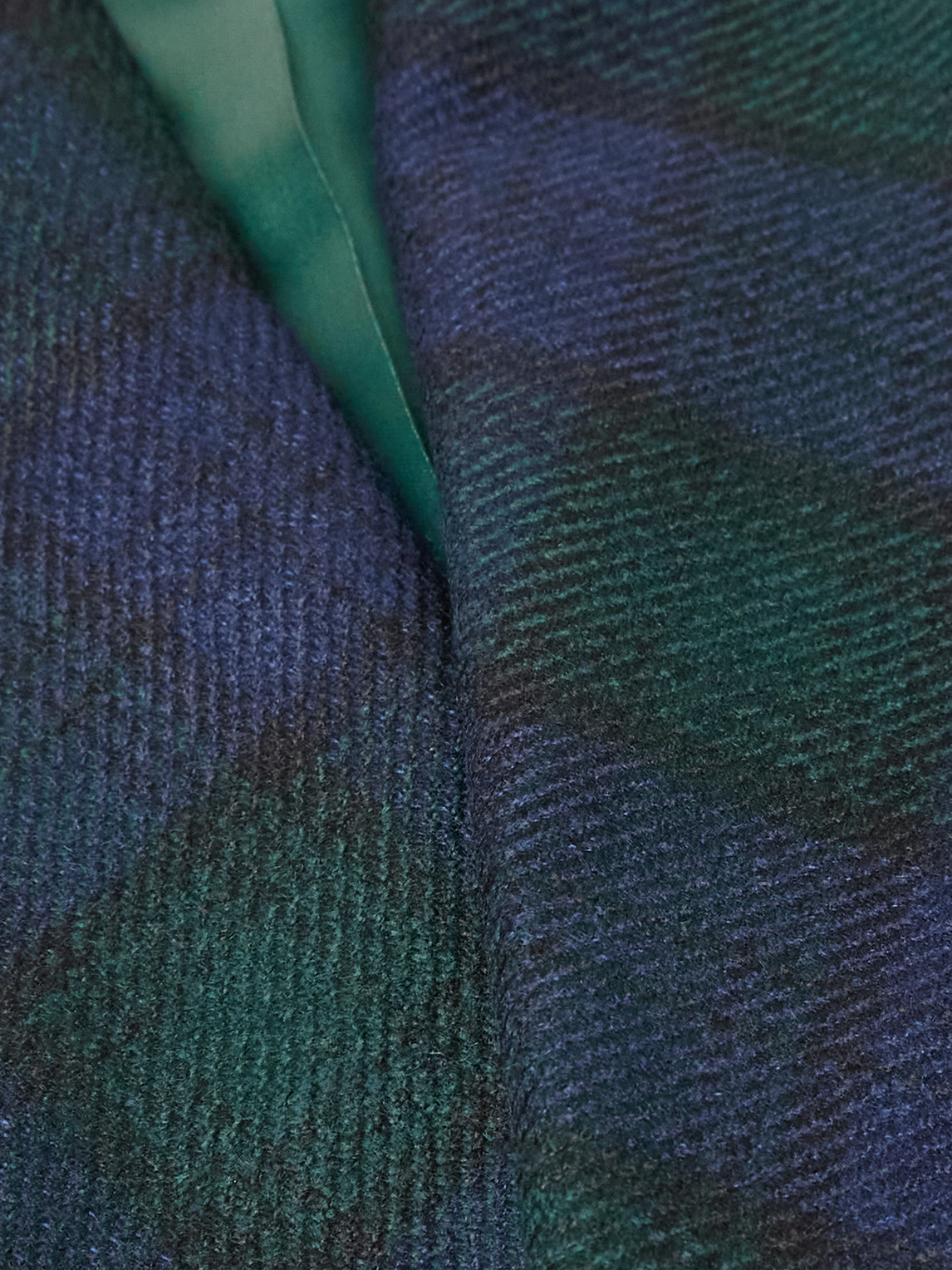 Rubinacci Belted Striped Wool-twill Robe In Blue