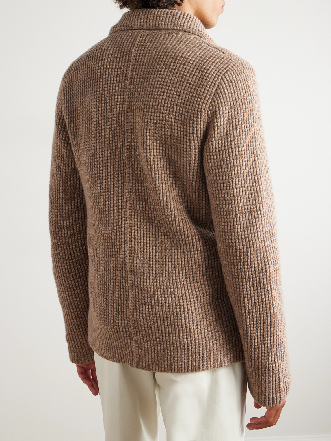 Rubinacci Cashmere Cardigan In Neutral