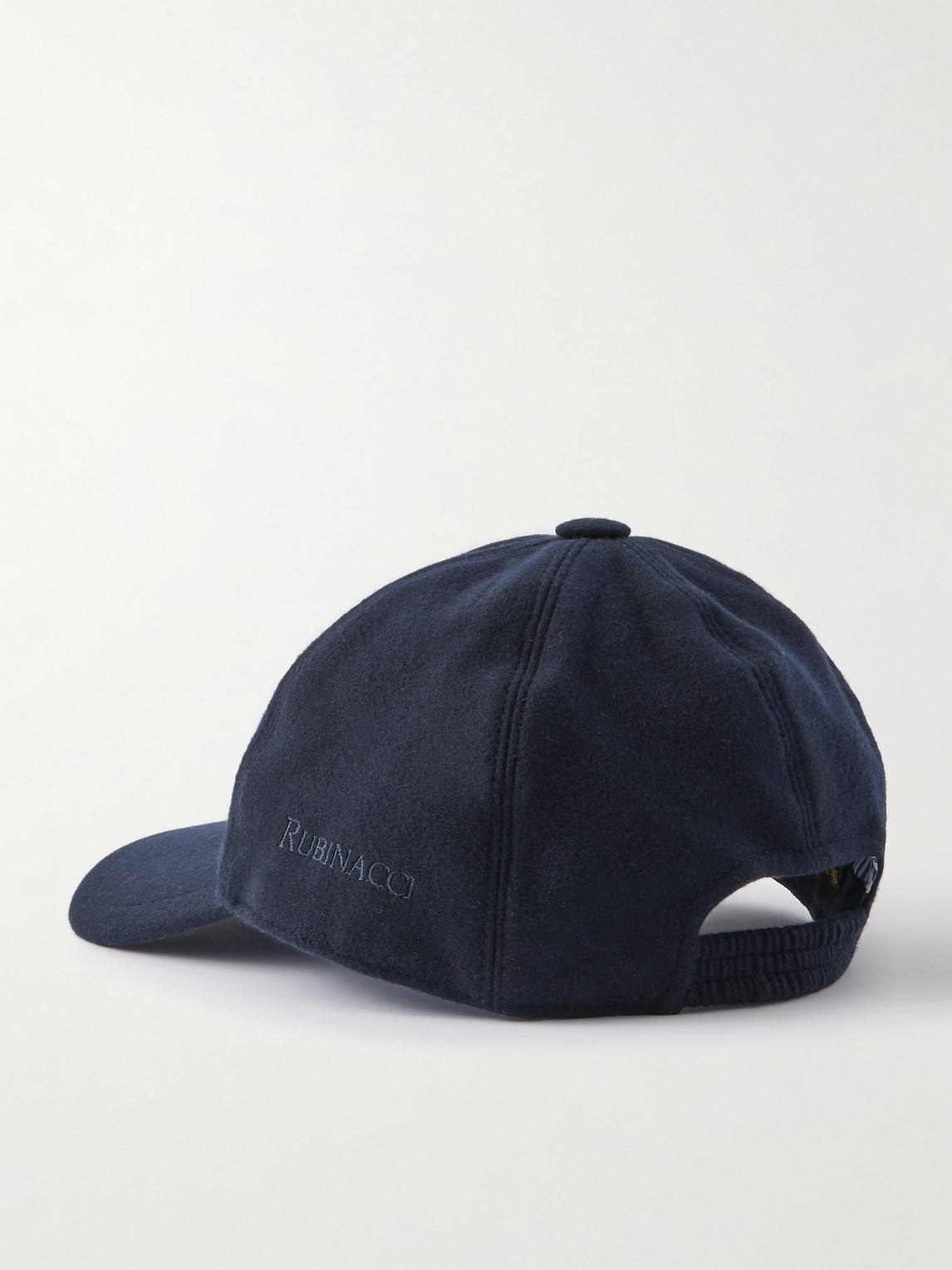 Rubinacci Super 180s Wool Baseball Cap In Blue