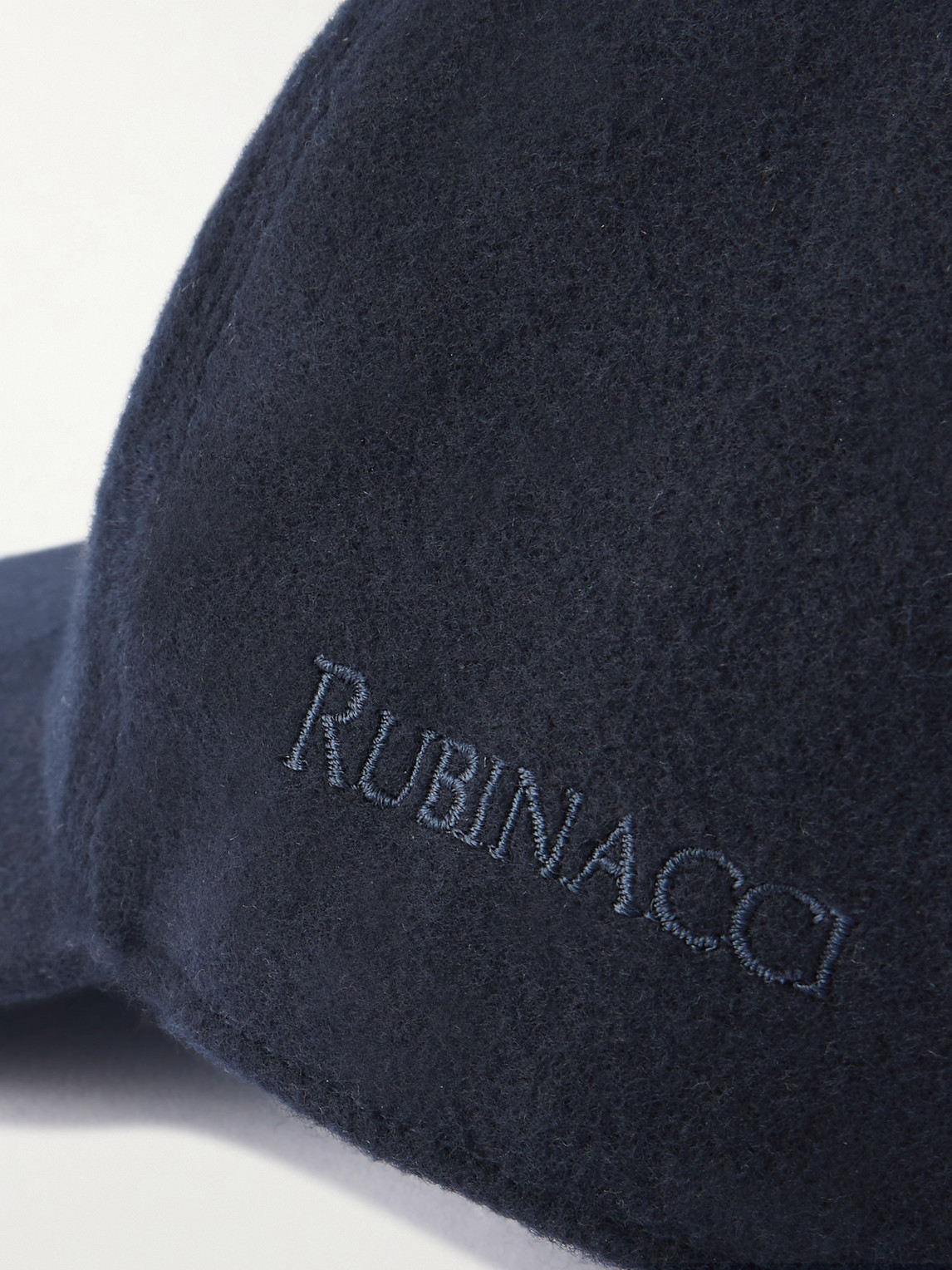 Rubinacci Super 180s Wool Baseball Cap In Blue