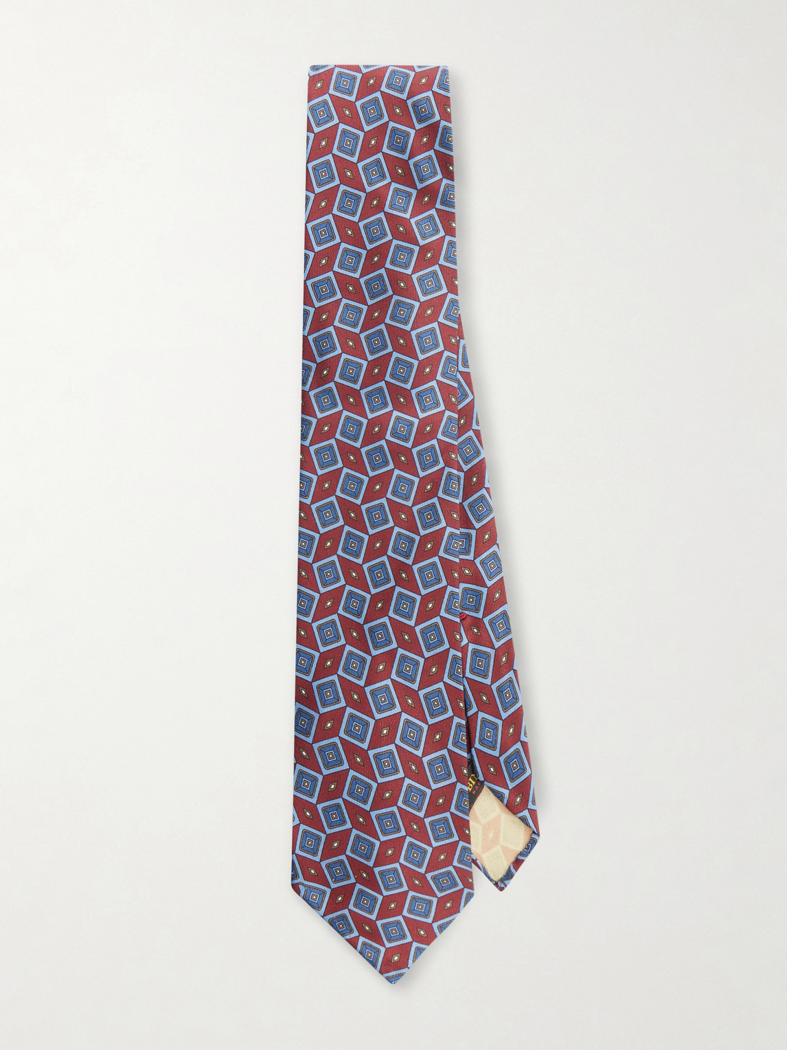 Rubinacci 9cm Printed Silk-twill Tie In Multi