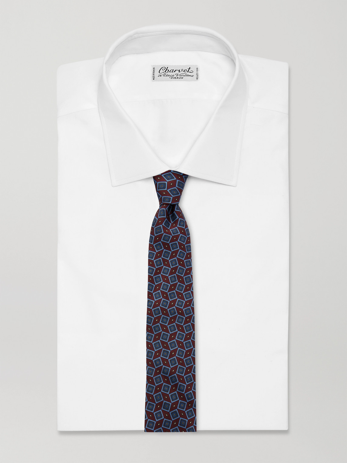 Rubinacci 9cm Printed Silk-twill Tie In Multi