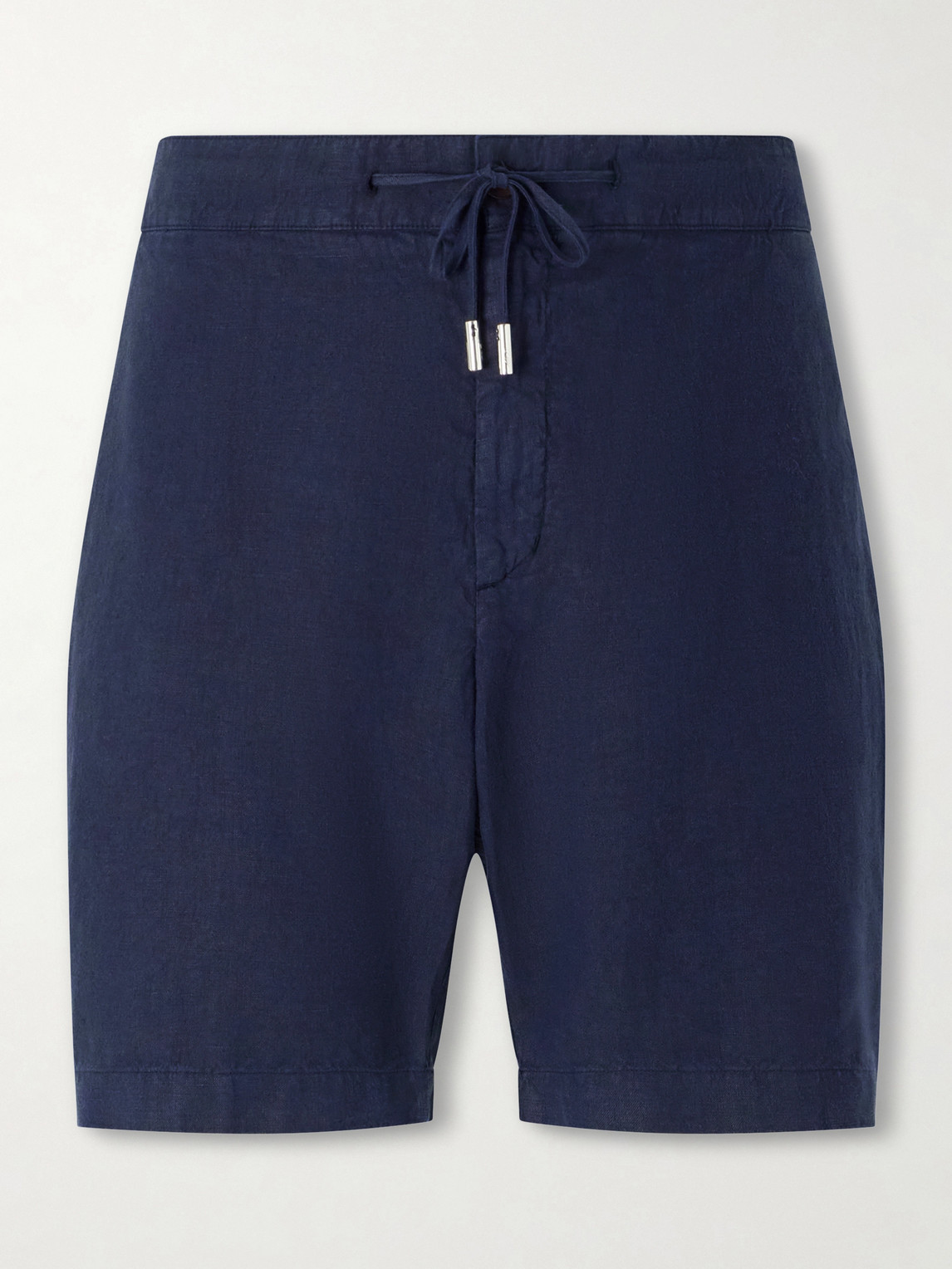 MR P. Straight-Leg Garment-Dyed Linen Drawstring Bermuda Shorts - Men