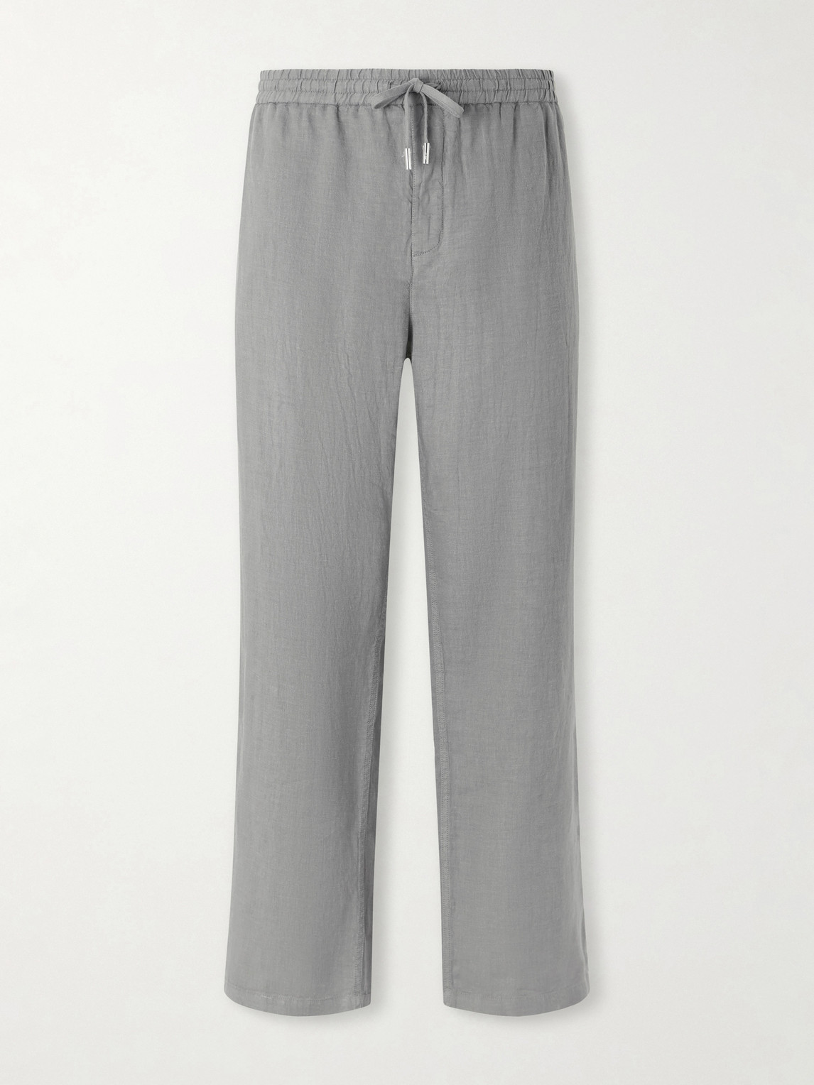 MR P. Edward Straight-Leg Garment-Dyed Linen Drawstring Trousers - Men