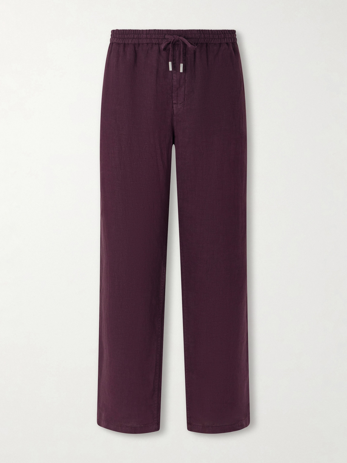 MR P. Edward Straight-Leg Garment-Dyed Linen Drawstring Trousers - Men