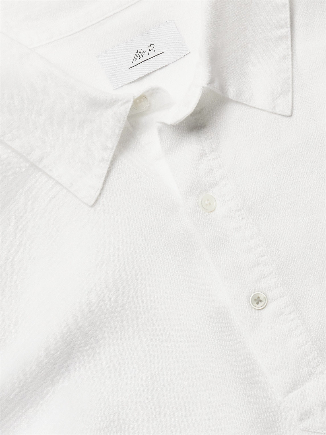 Mr P. - Linen Henley Shirt