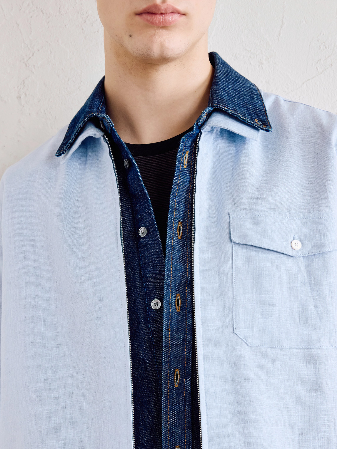 Mr P. - Linen Shirt Jacket
