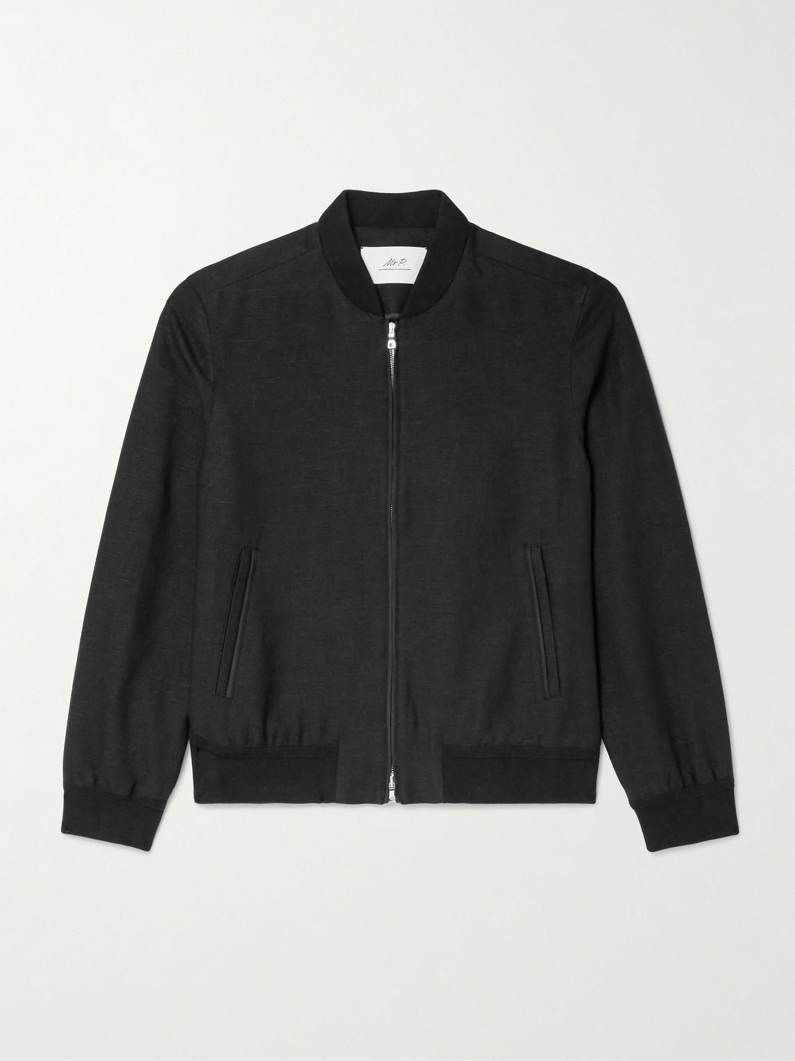 MR P. Linen and Cotton-Blend Bomber Jacket - Men