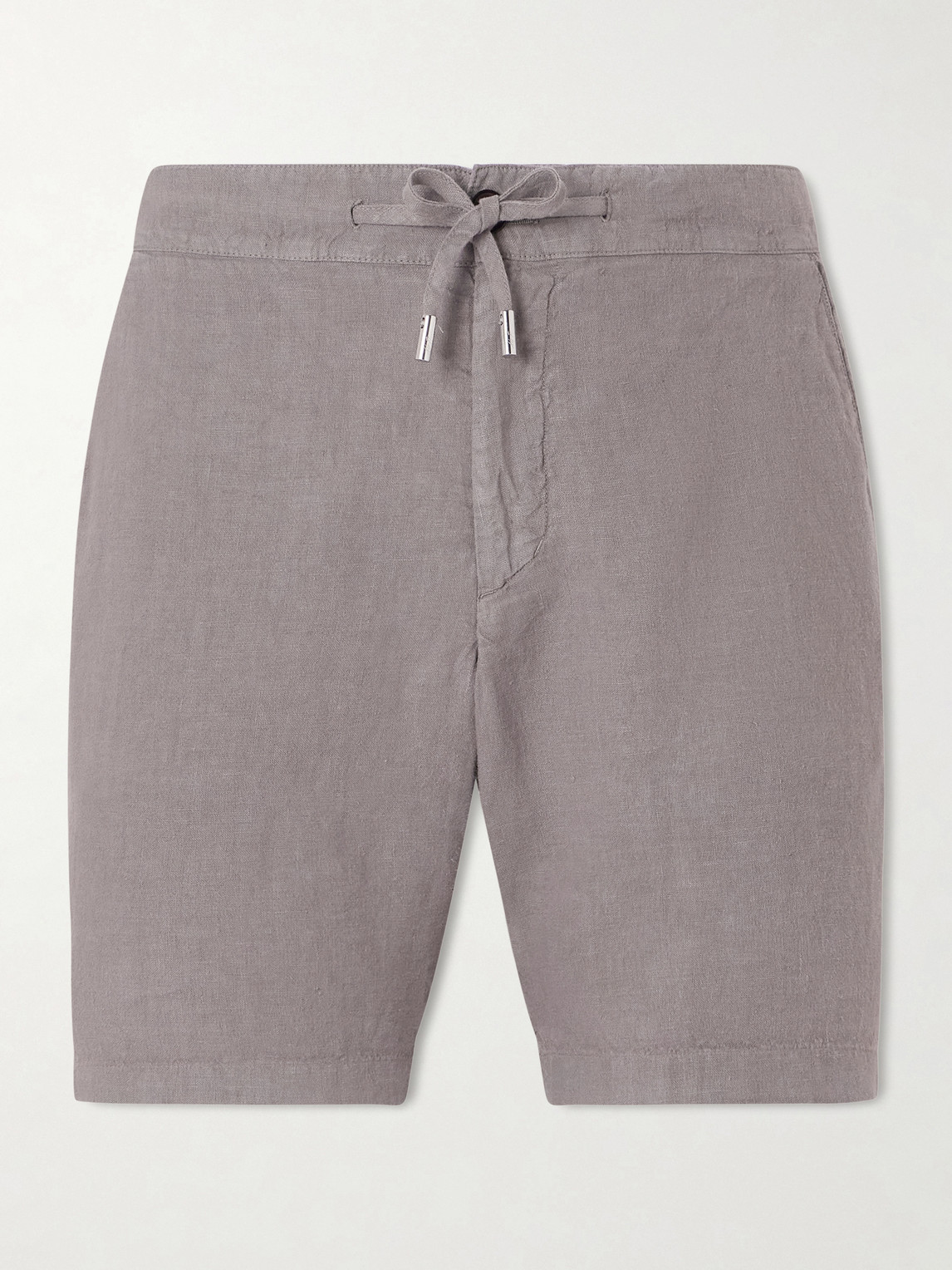 MR P. Straight-Leg Garment-Dyed Linen Drawstring Bermuda Shorts - Men
