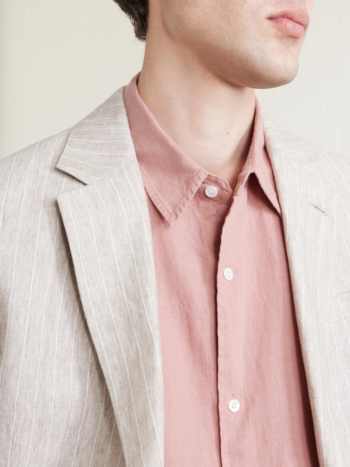 Mr P. - Garment-Dyed Linen Shirt