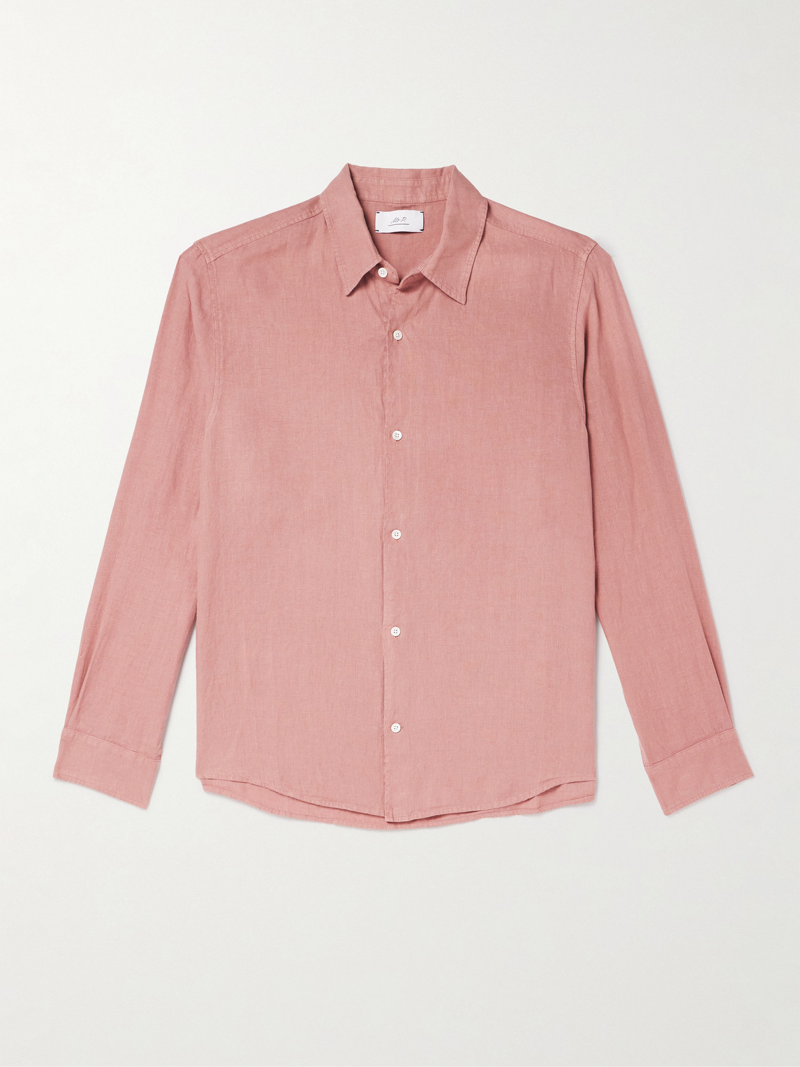 MR P. Garment-Dyed Linen Shirt - Men