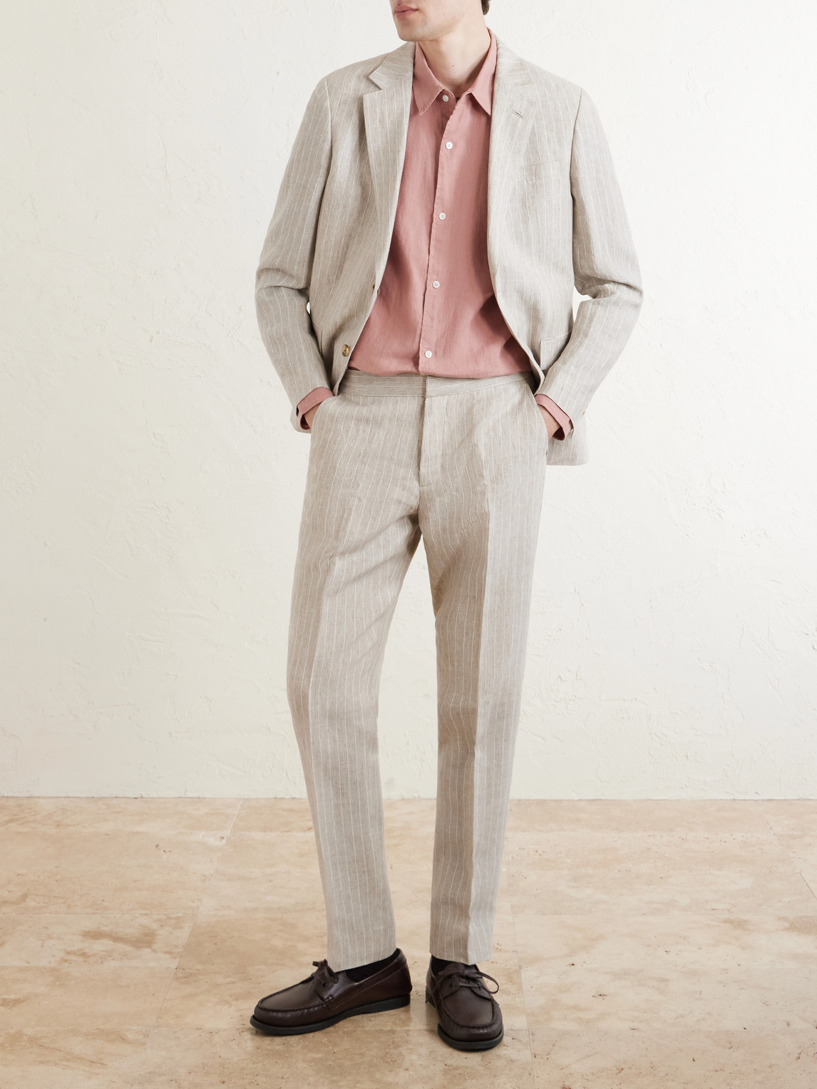 Mr P. - Garment-Dyed Linen Shirt